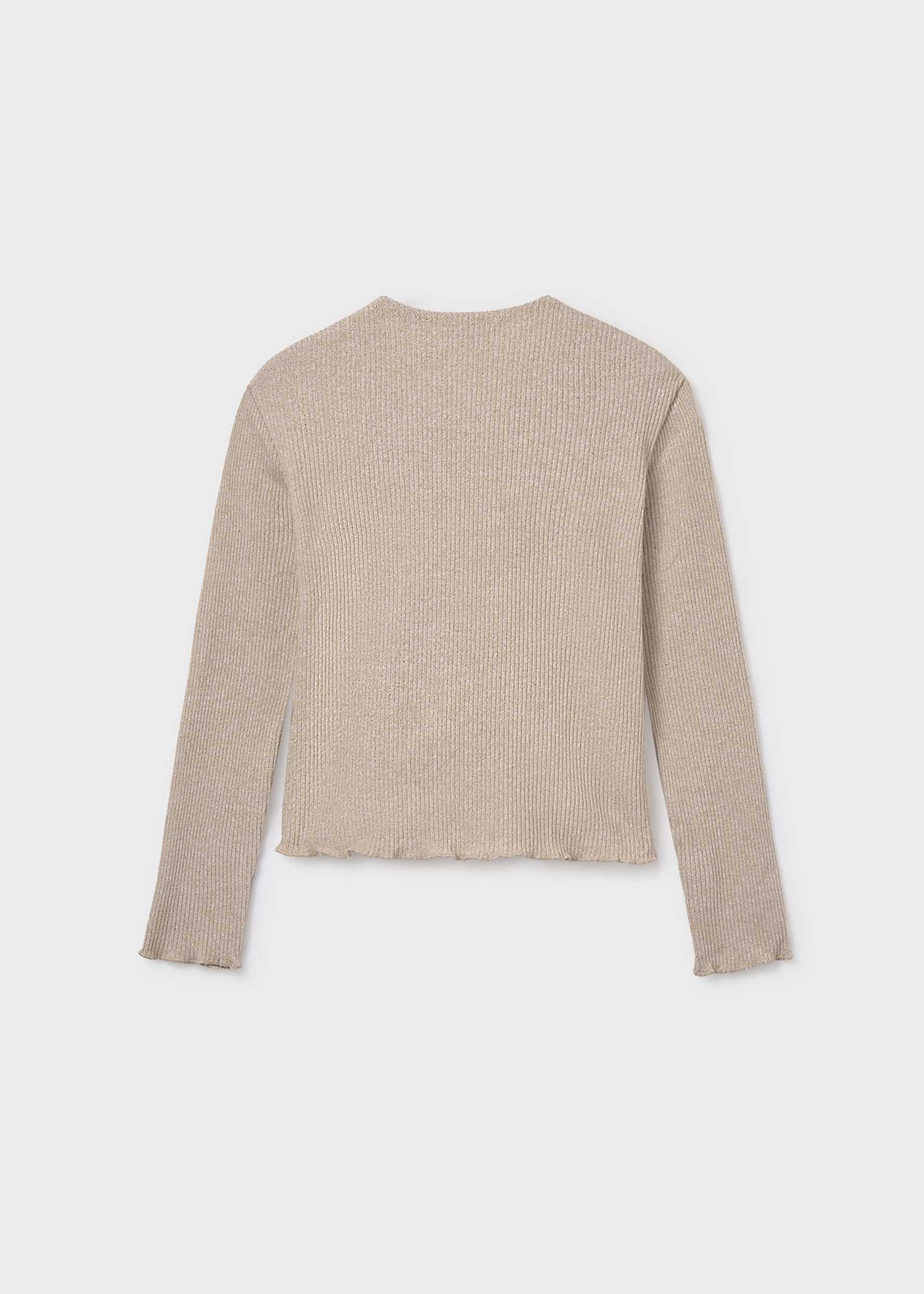 Cardigan top côtelé fille