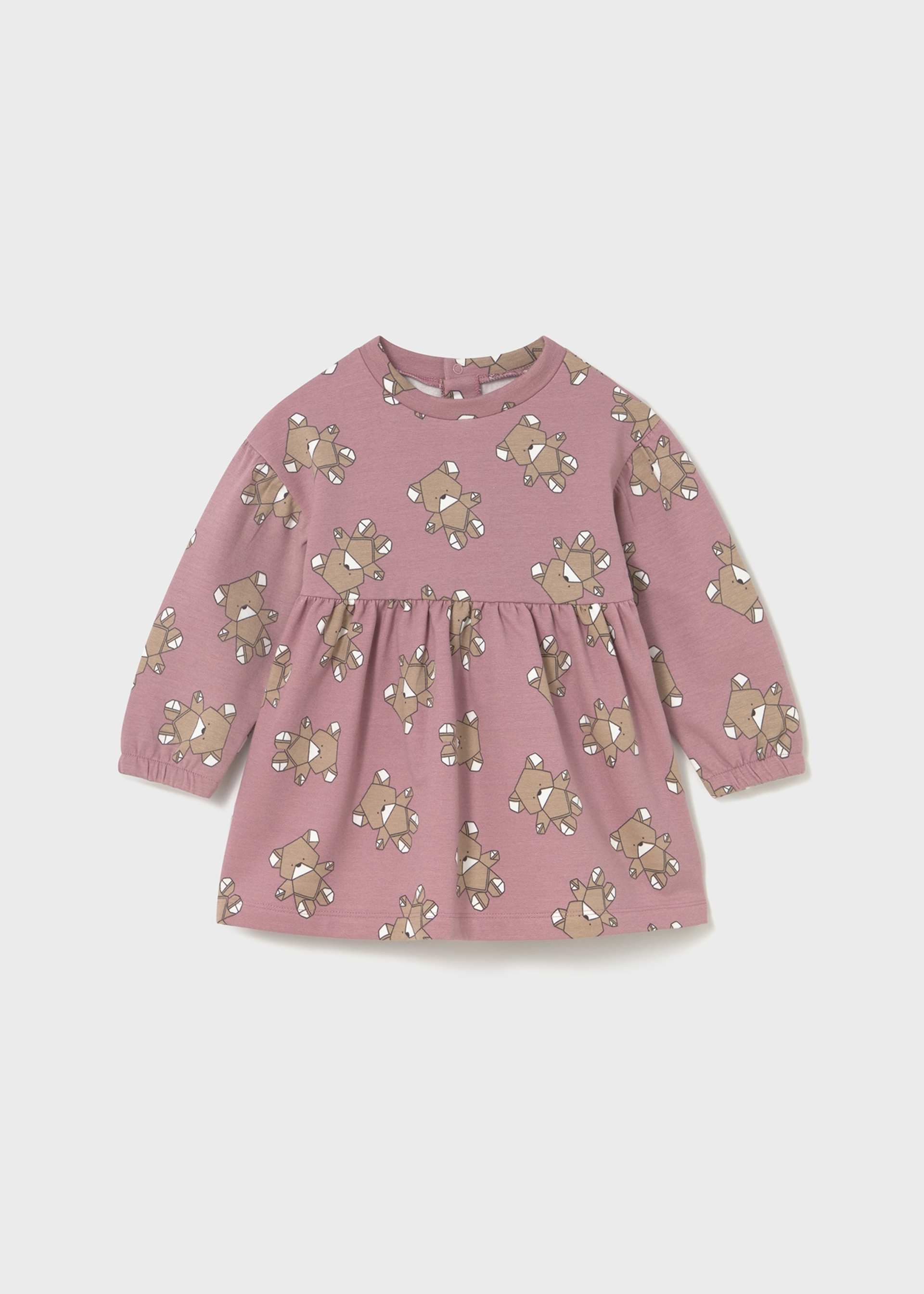 Robe en fourrure imprimée bébé