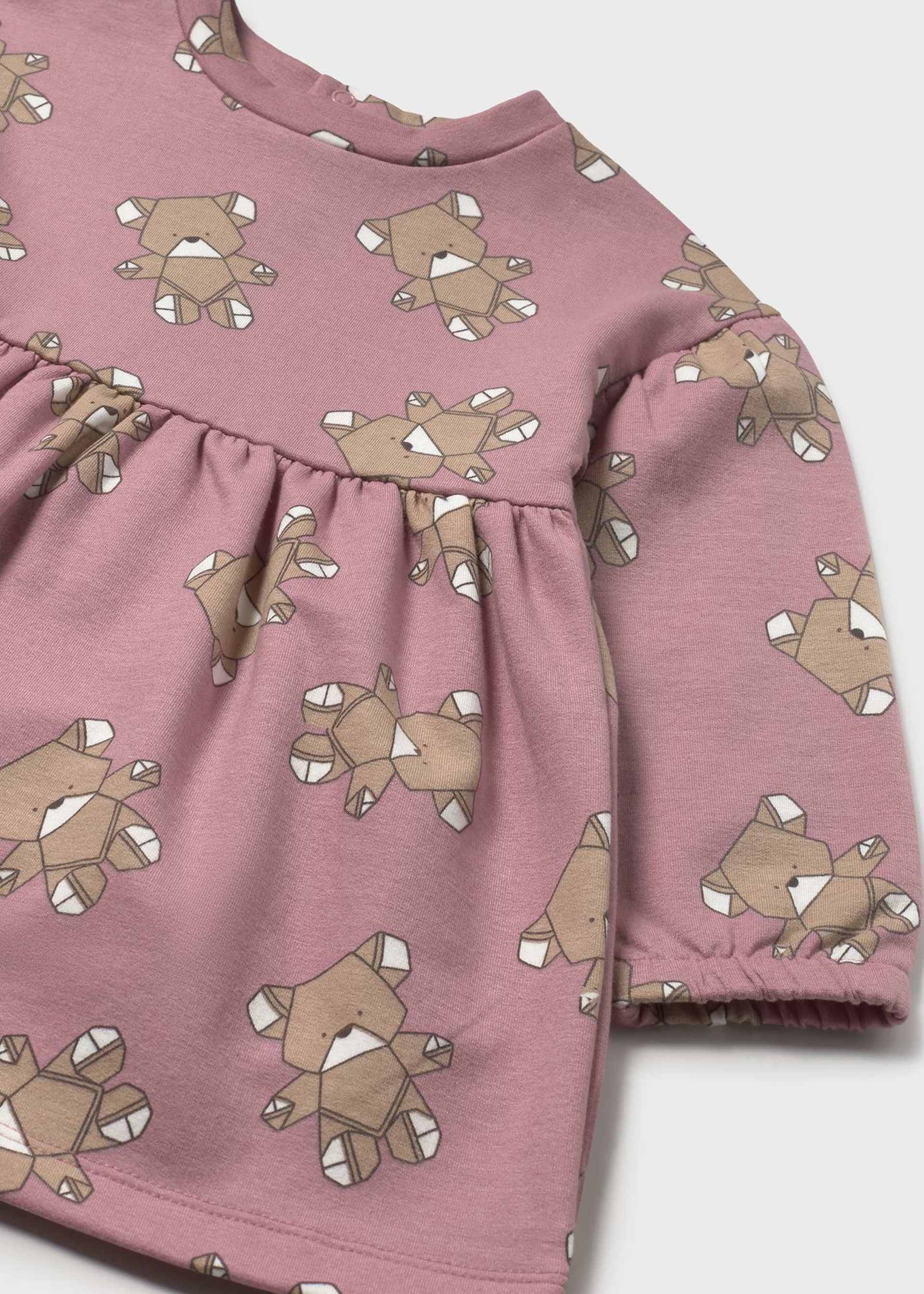 Rochie plus imprimata bebe