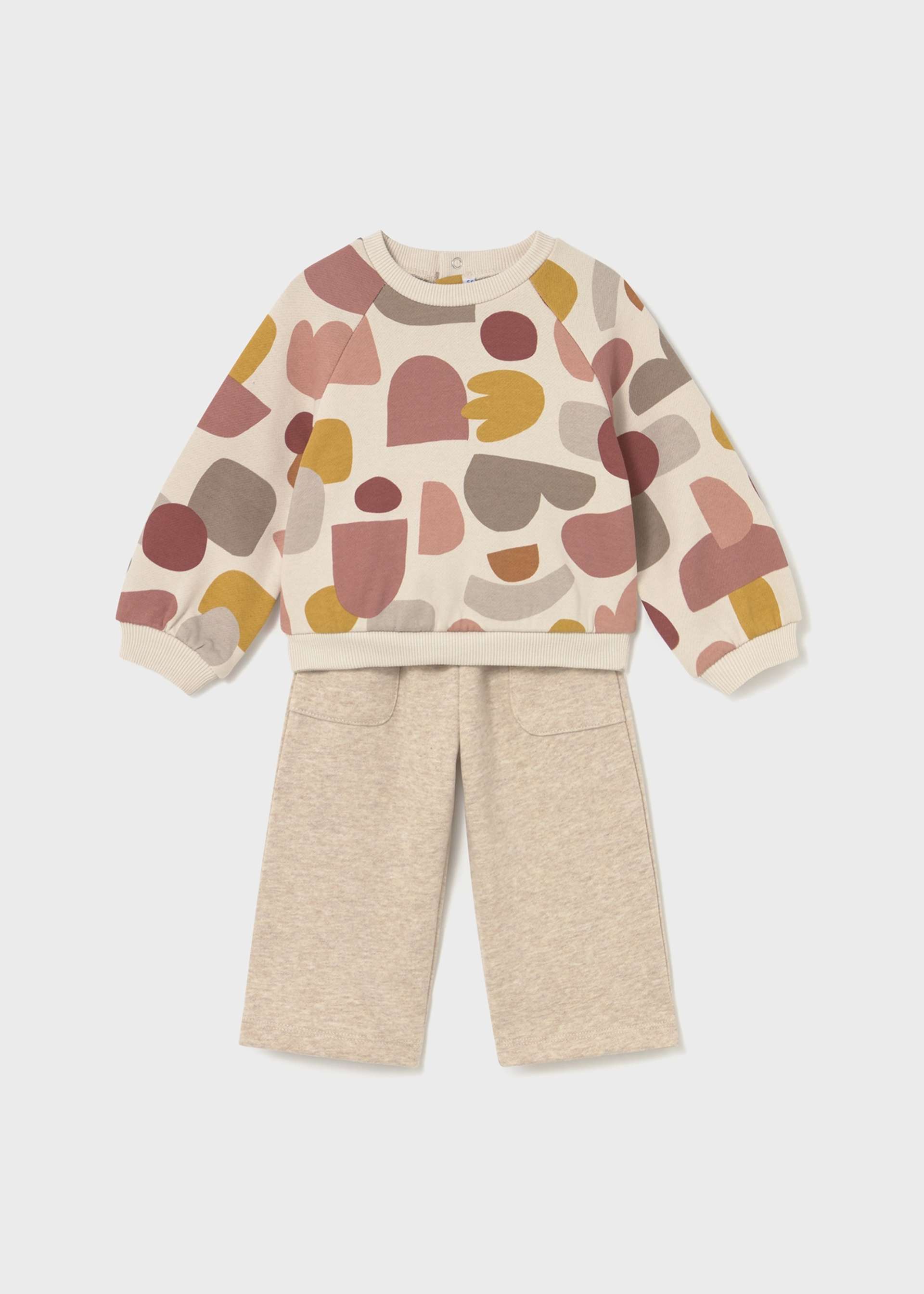 Trening imprimeu unisex bebe Trening imprimeu unisex bebe