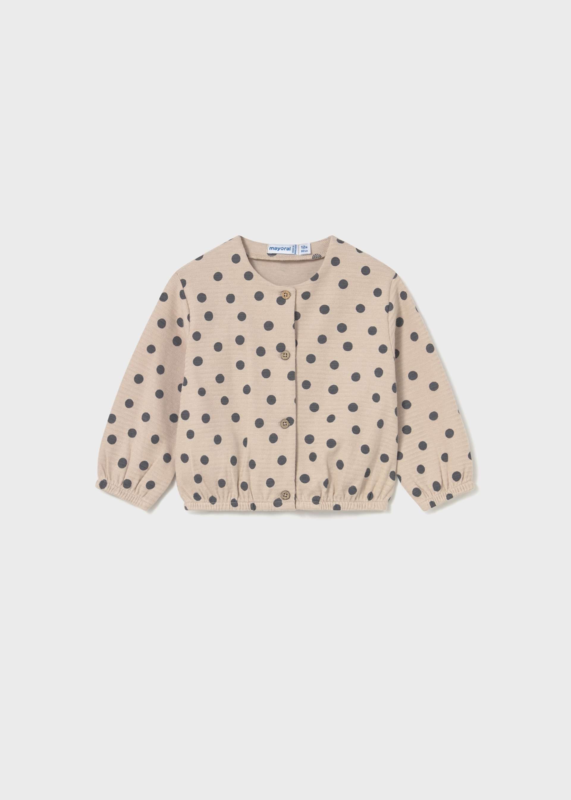 Ensemble 3 pièces à pois bébé