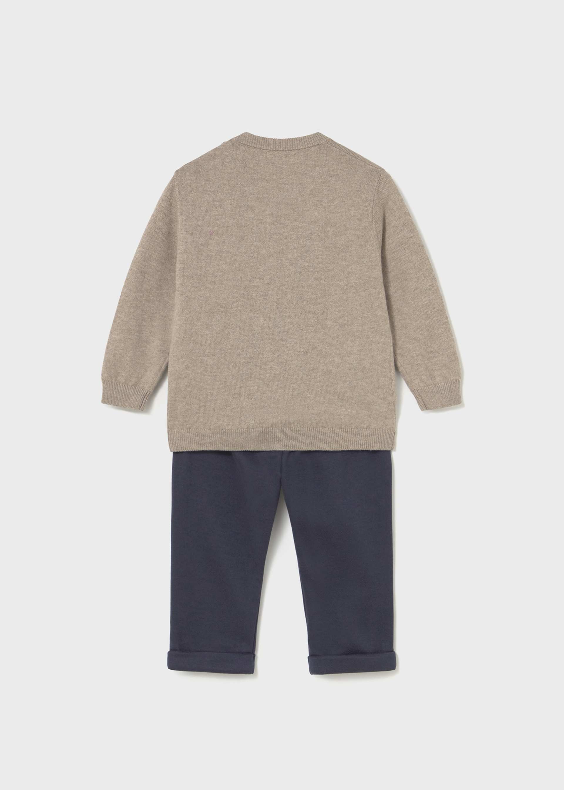 Baby animal jumper and trousers set Baby animal jumper and trousers set