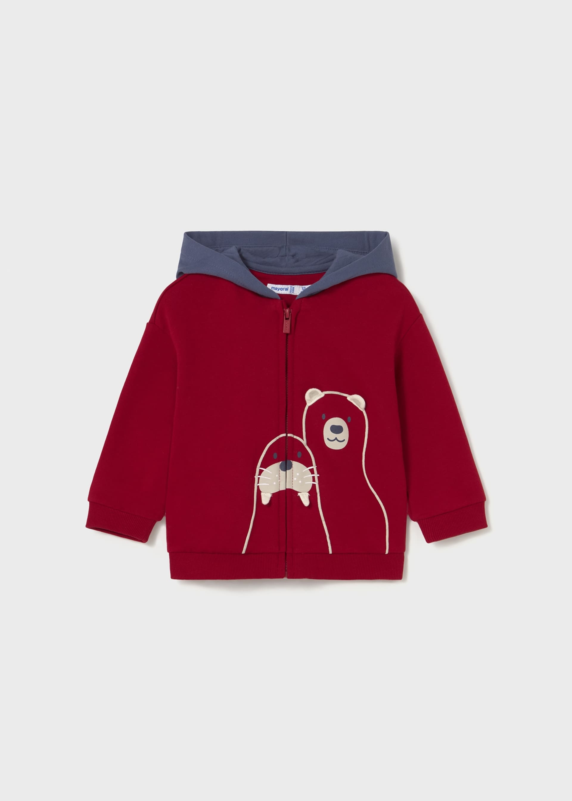 Baby interactive zip-up hoody