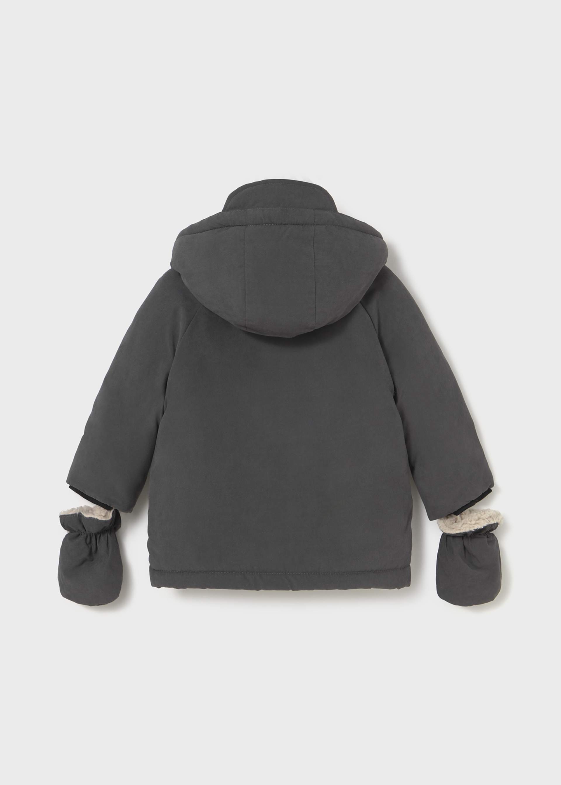 Manteau avec moufles bébé