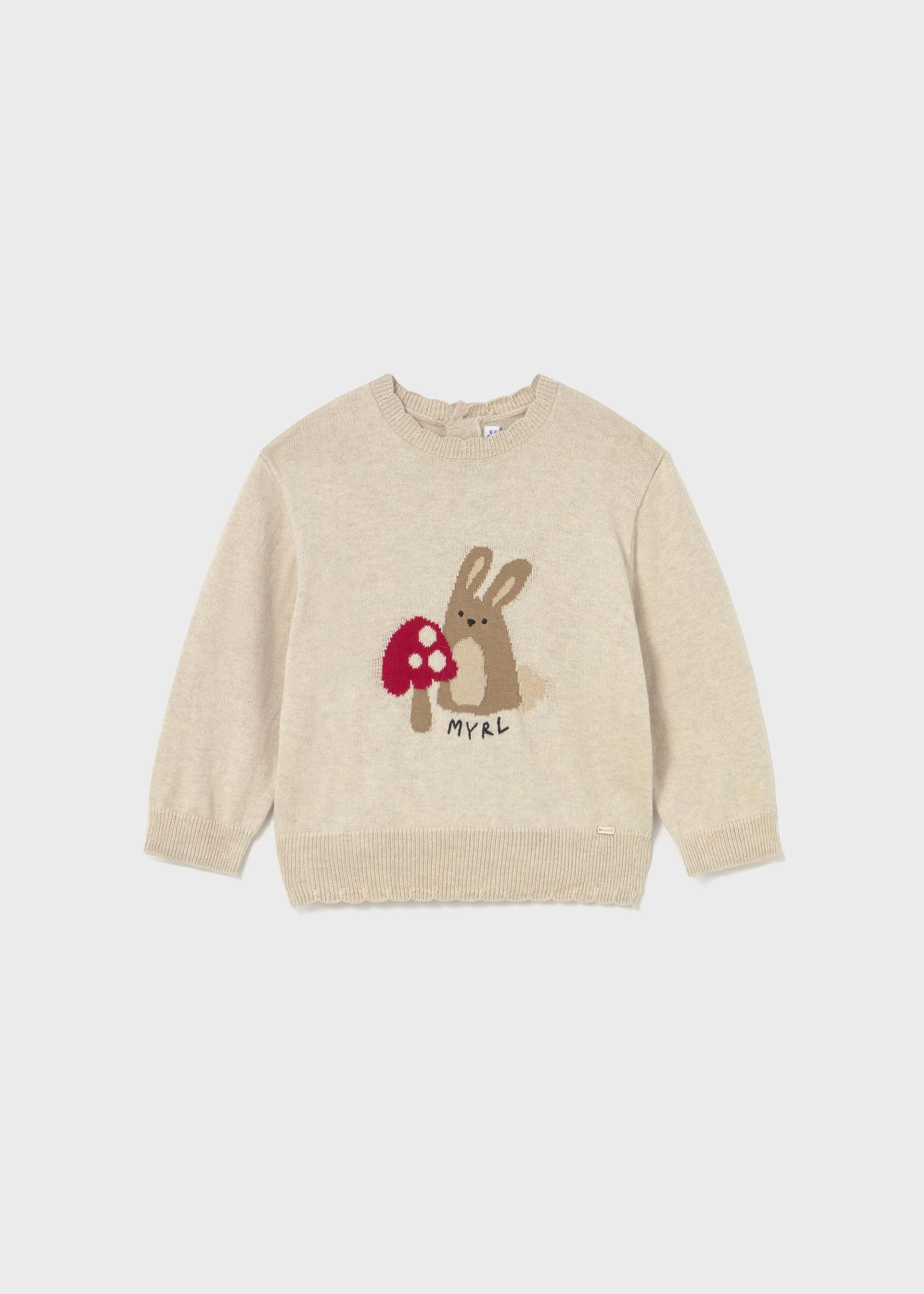 Pullover Tiermotiv jacquard Baby