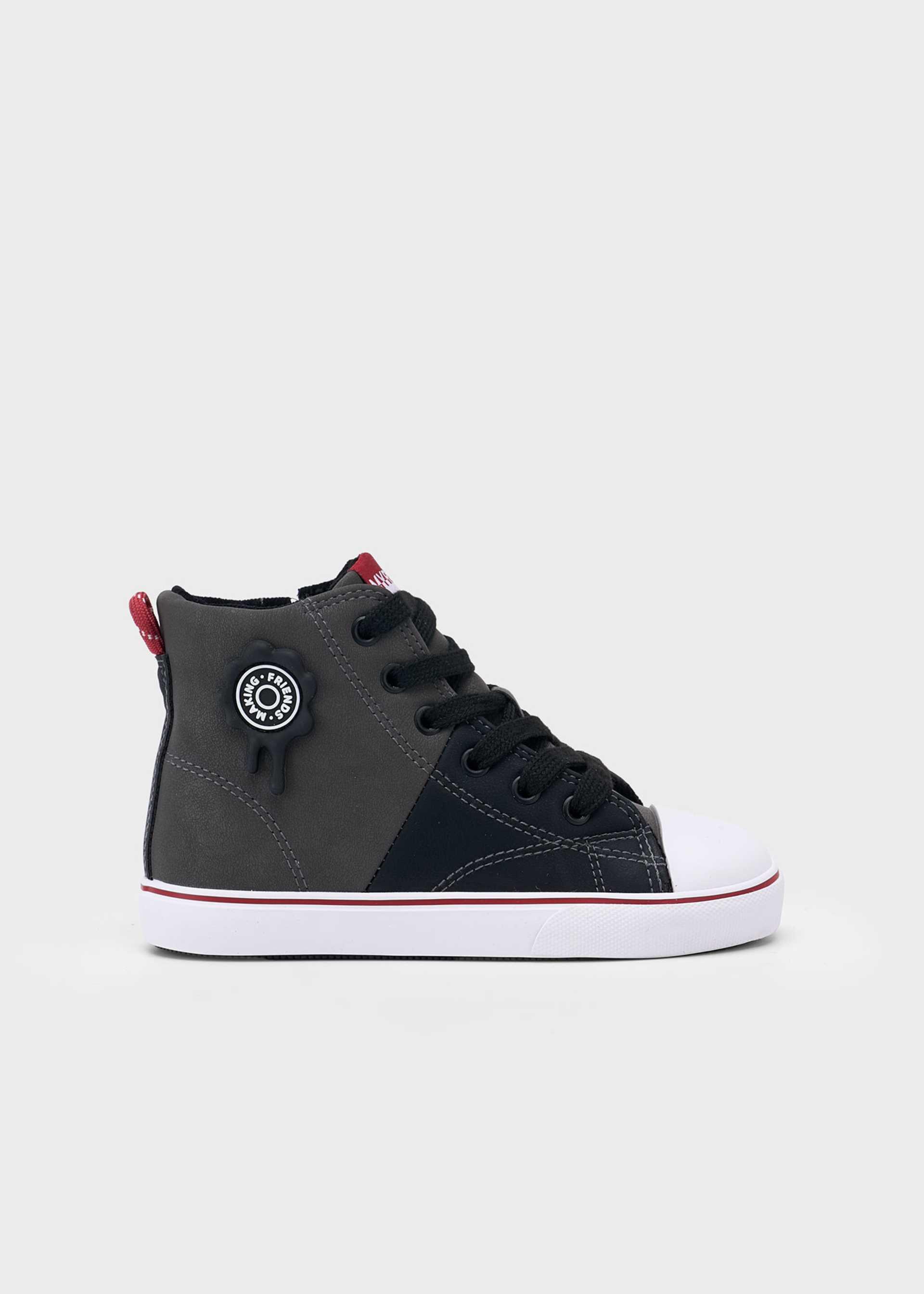 Bottines sport contrastées garçon