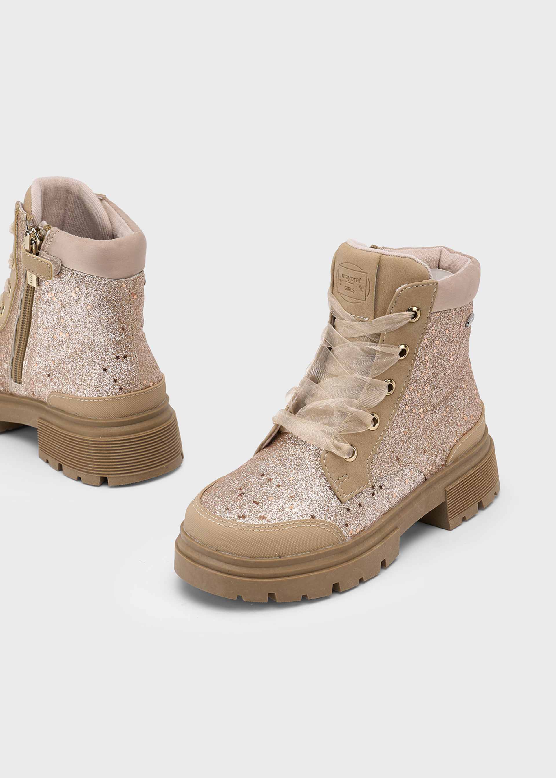 Biker Halbstiefel Glitzer Mädchen