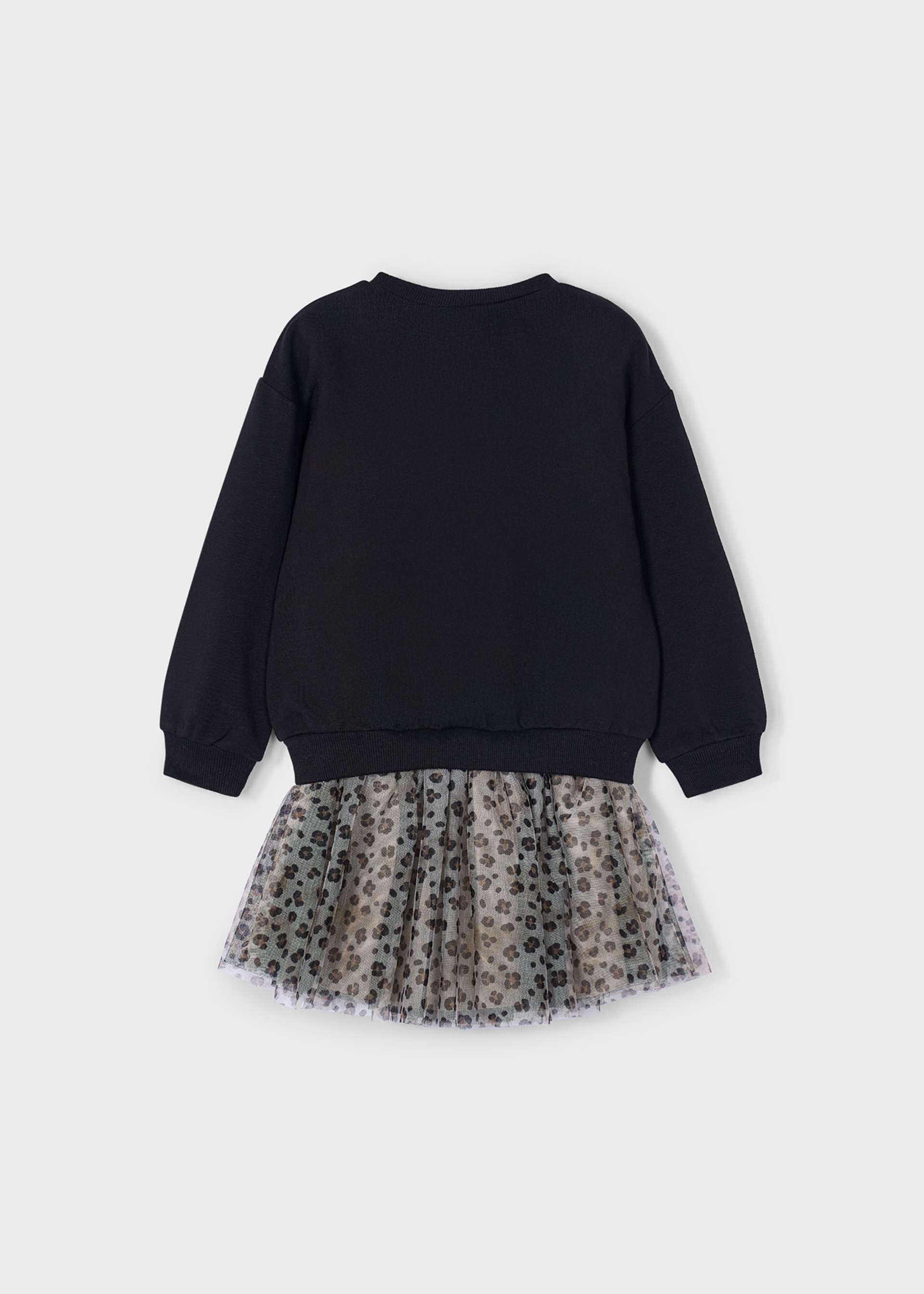 Girl Sweatshirt and Tulle Skirt Set