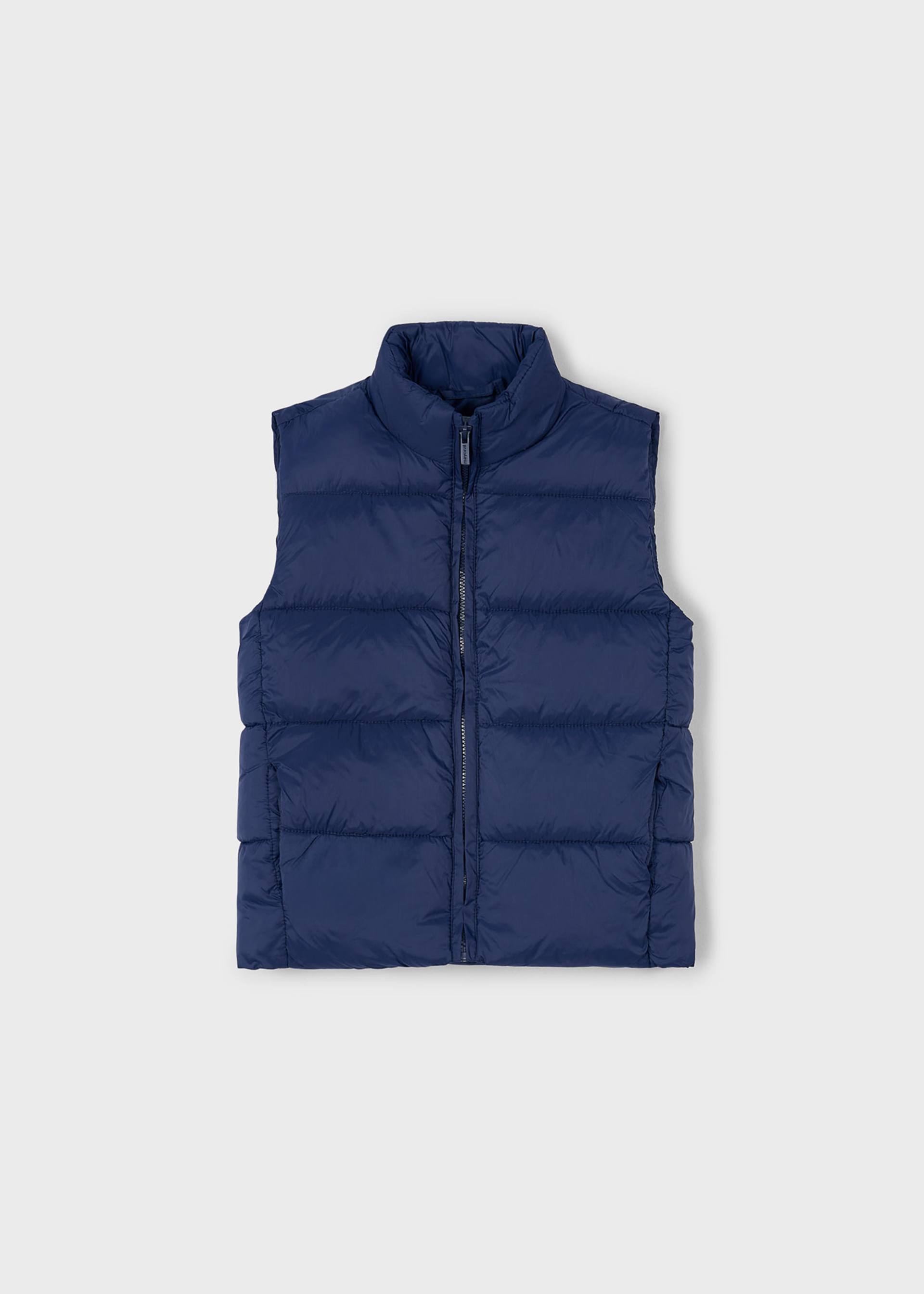 ZARA Gilet Trapuntato Bambini Giallo con Cappuccio (IT 90, EU 86