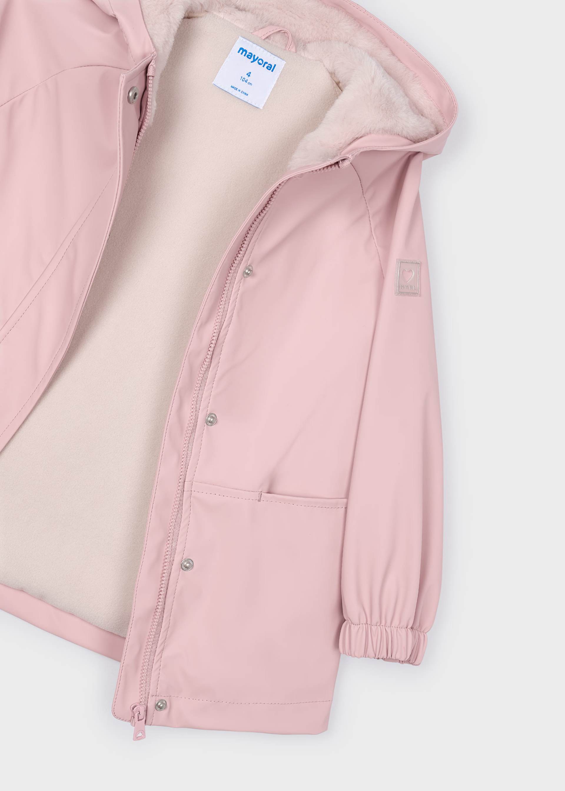 Girls waterproof raincoat