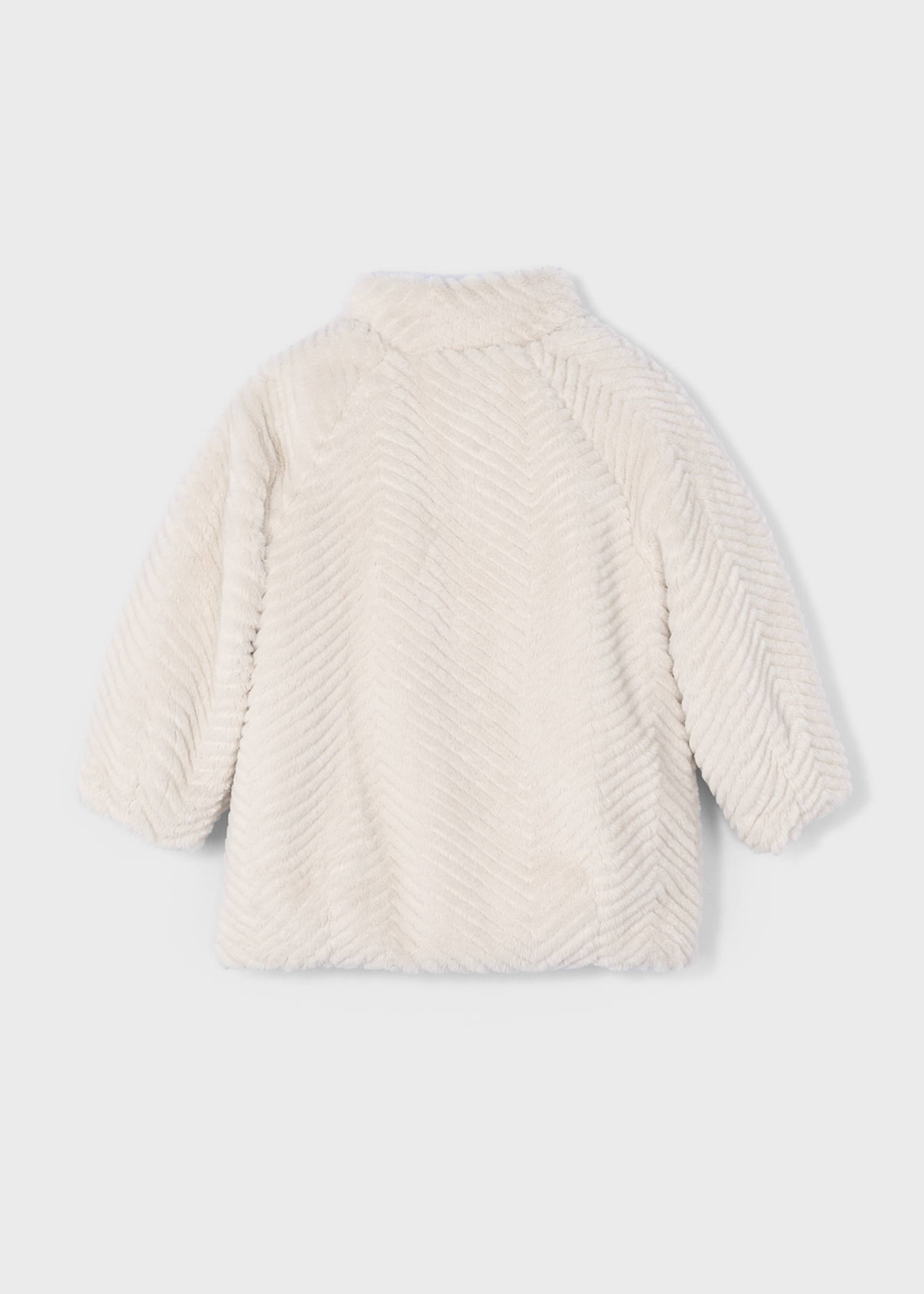 Manteau fourré fille