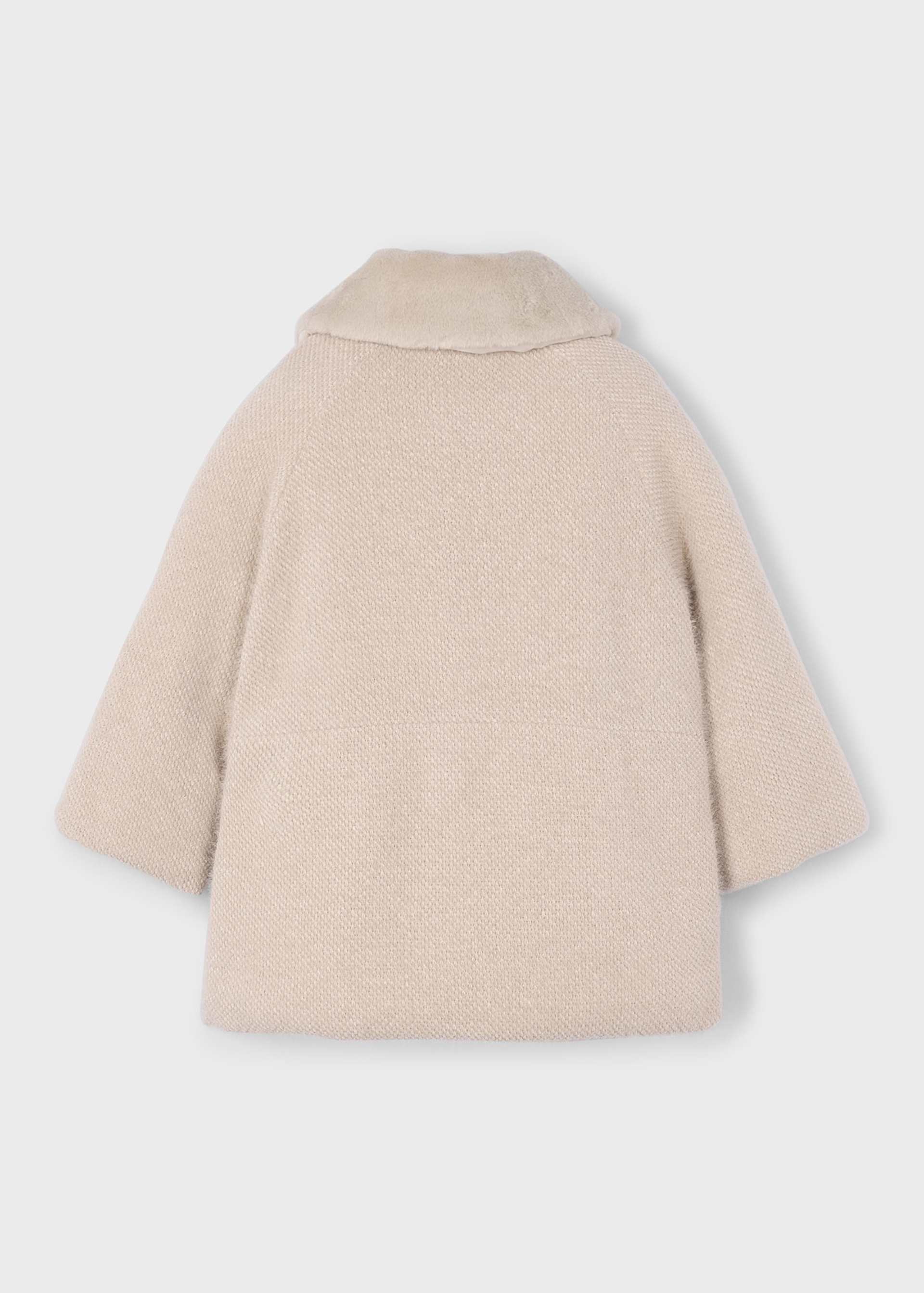 Manteau fourré fille