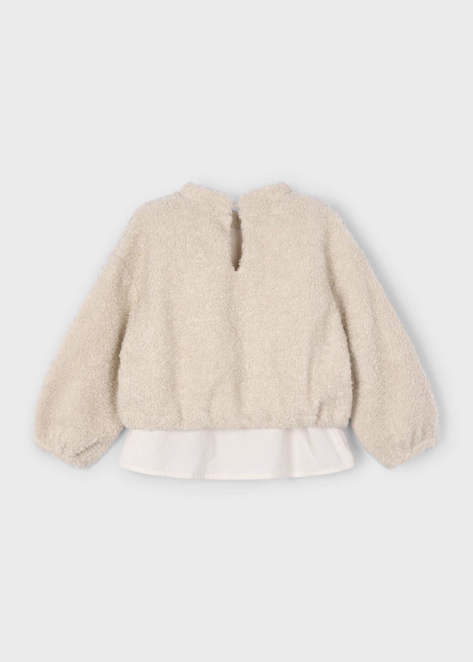 Sweat mouton combiné fille