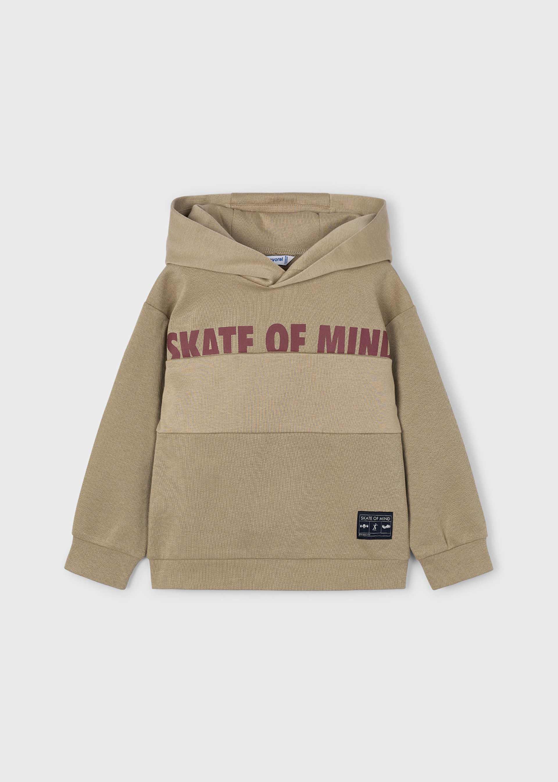 Sudadera letras niño