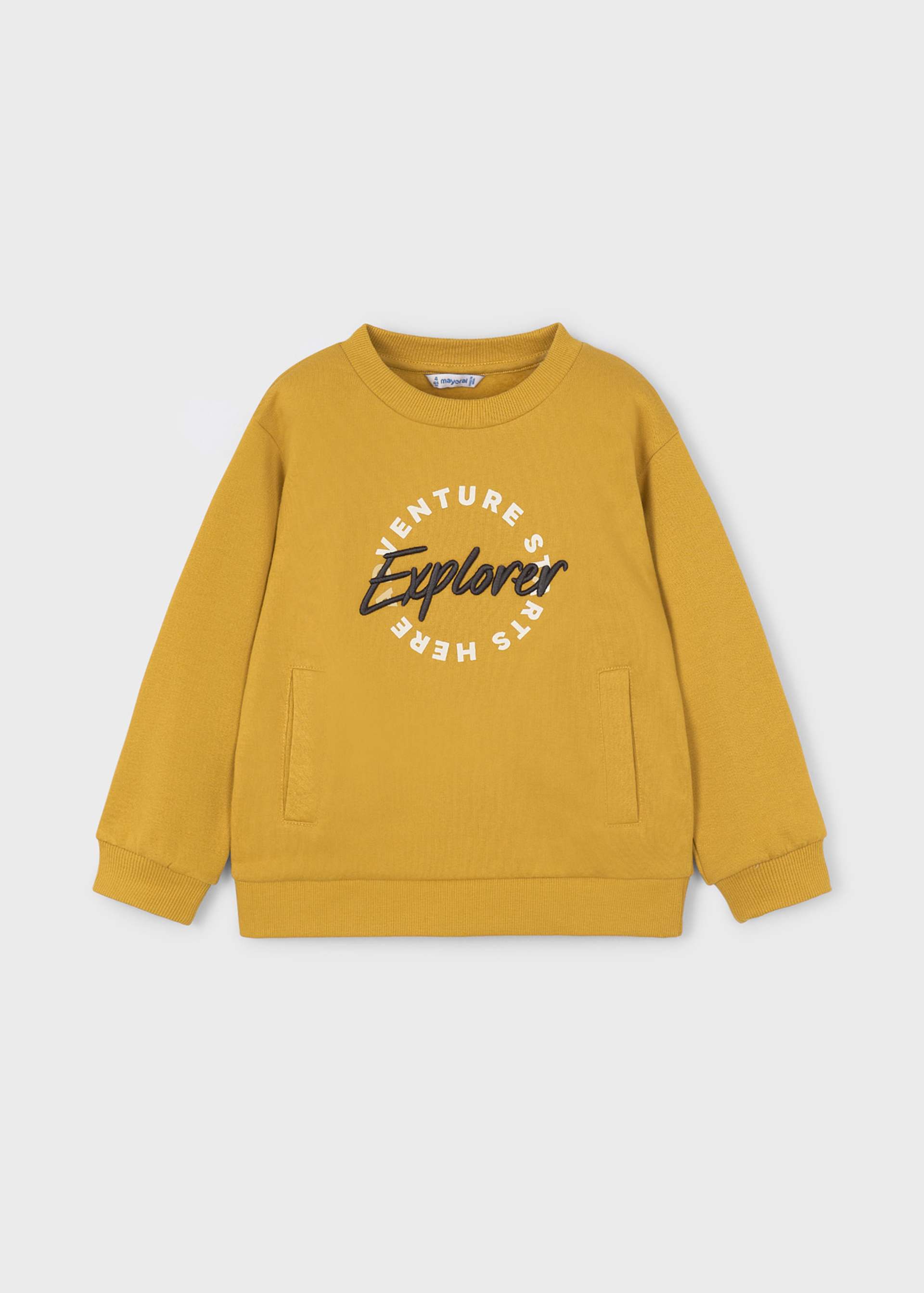 Sudadera bordado unisex infantil