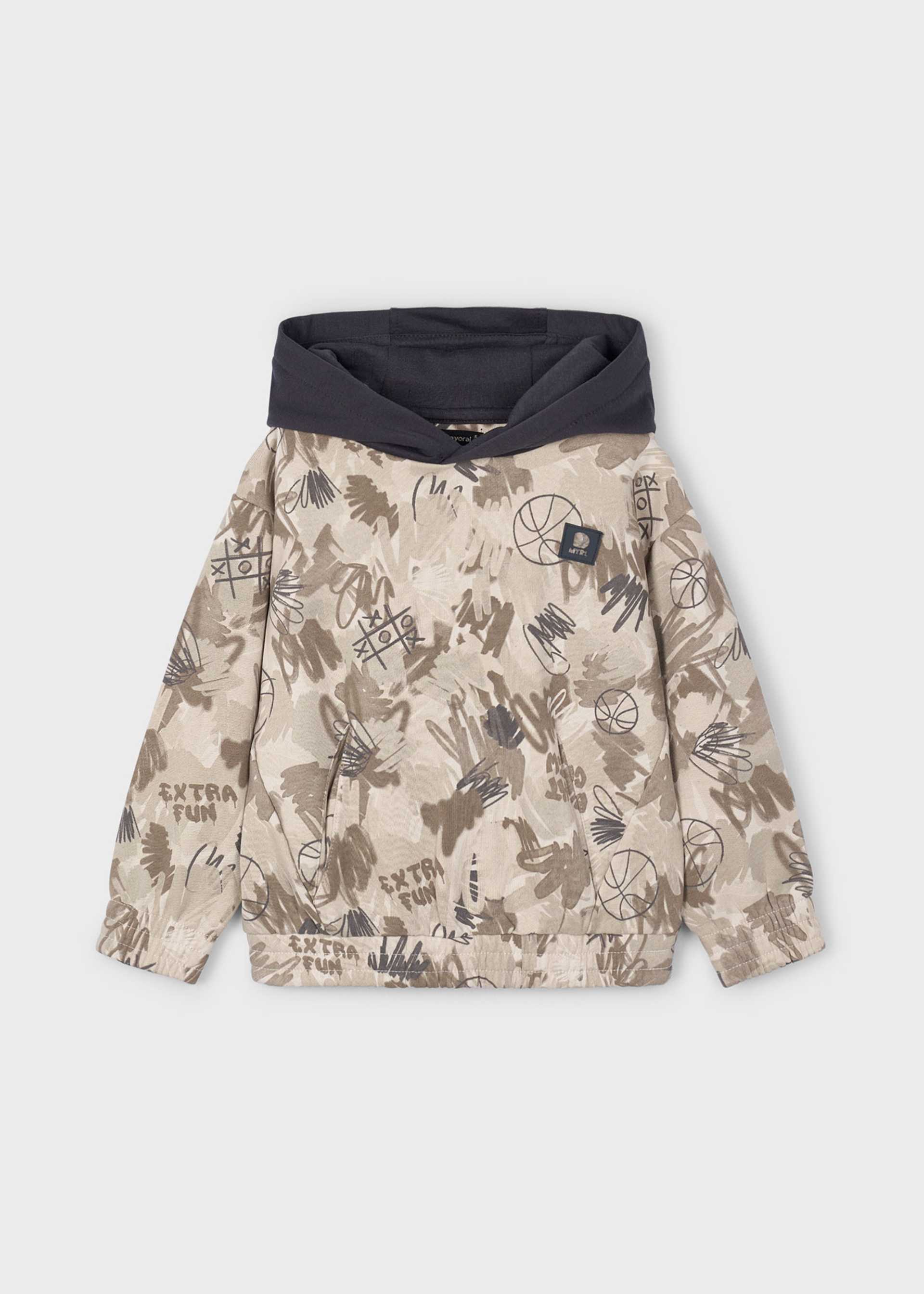Sudadera estampada niño