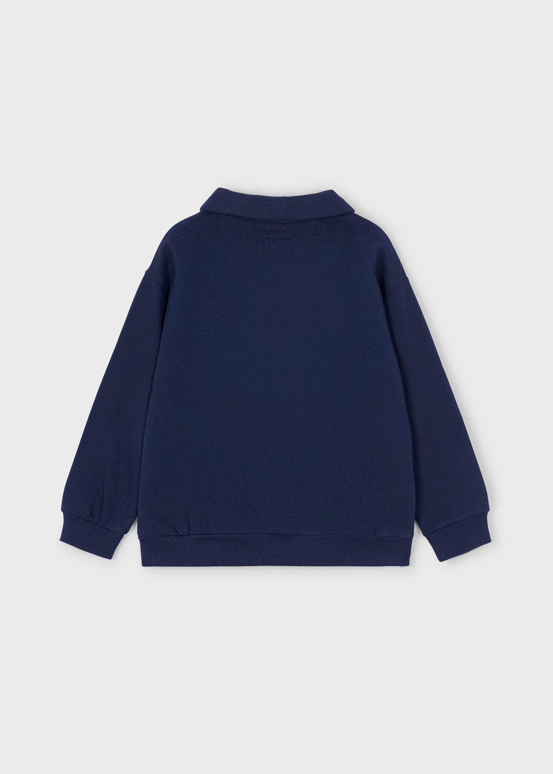 Sweatshirt mit Kragen Jungen