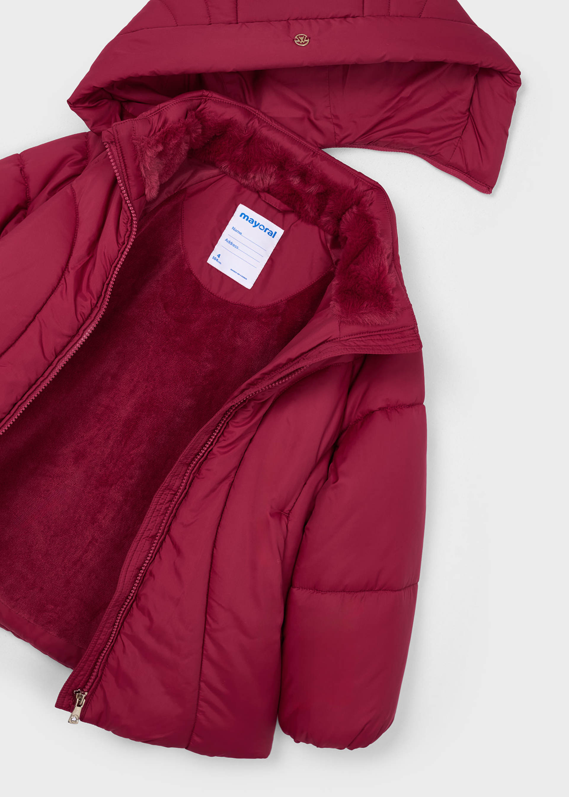 Manteau collégien basique fille Manteau collégien basique fille