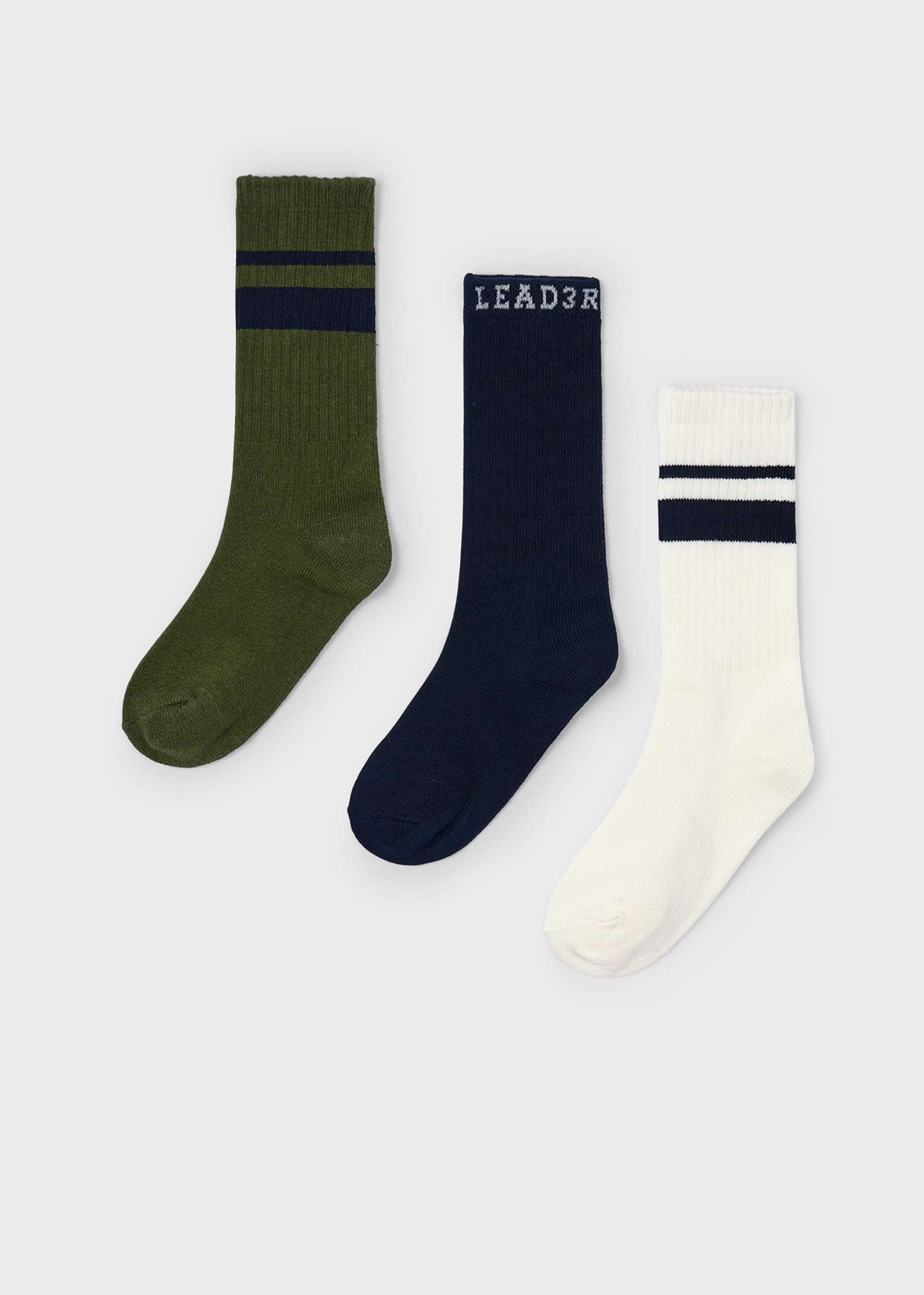 Lot de 3 chaussettes garçon
