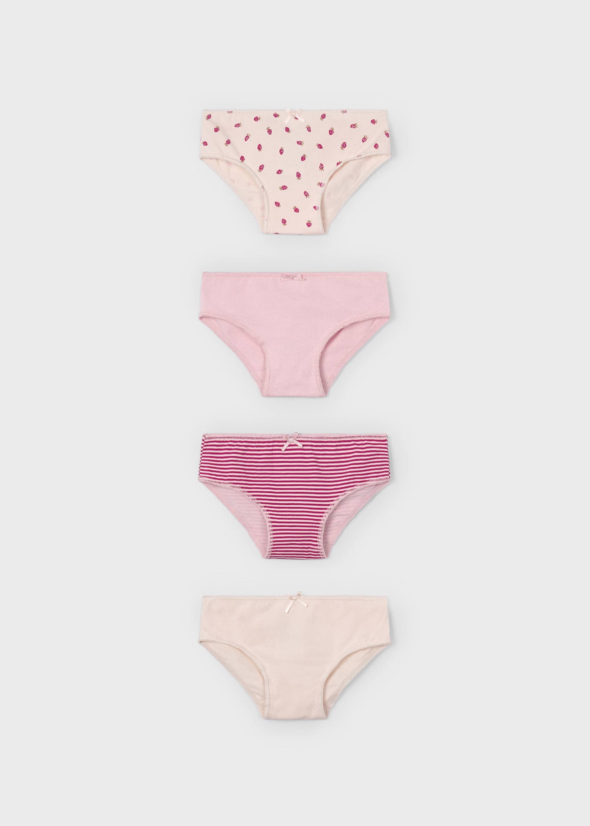 Set 4 braguitas niña