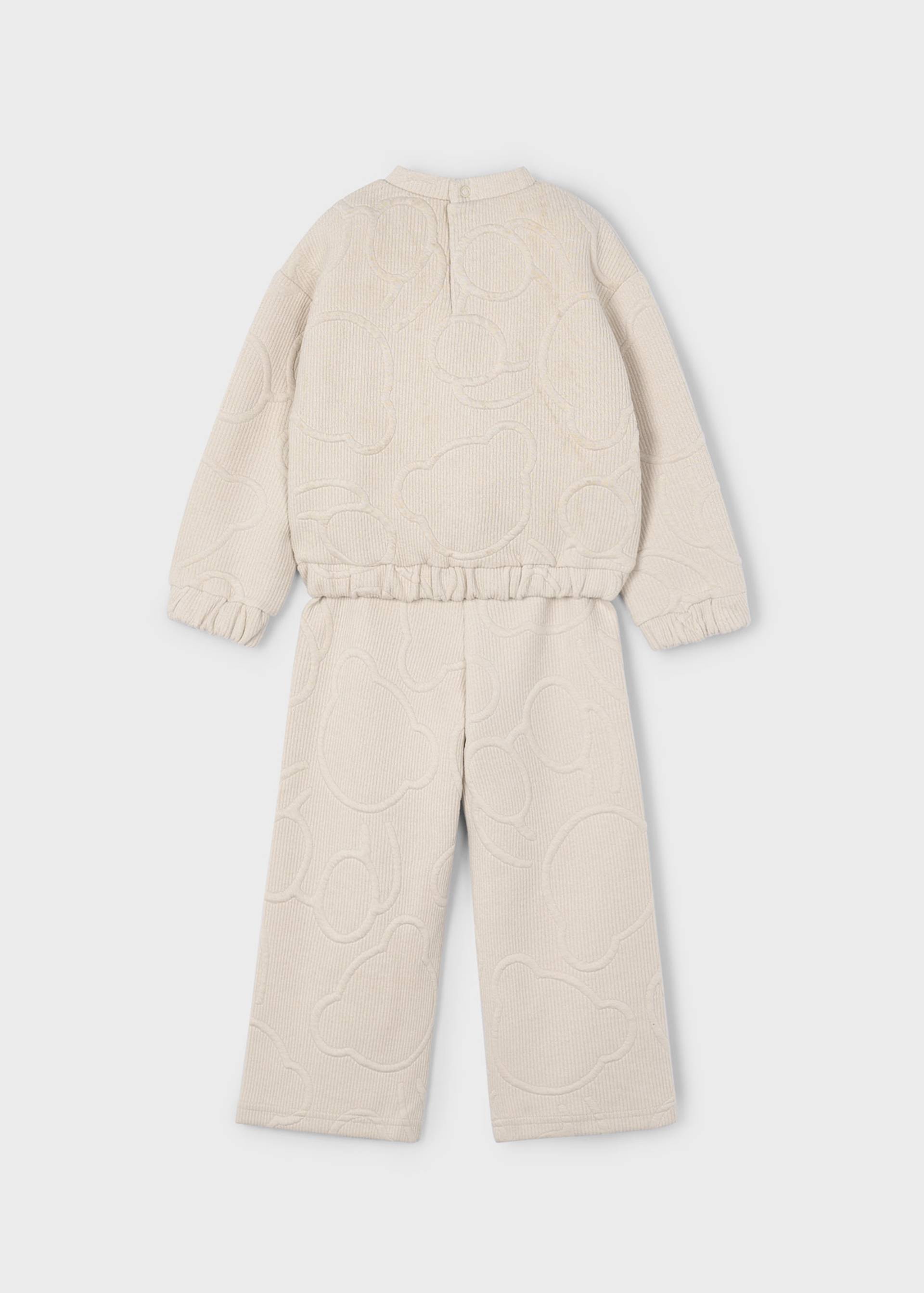 Girls quilted tracksuit