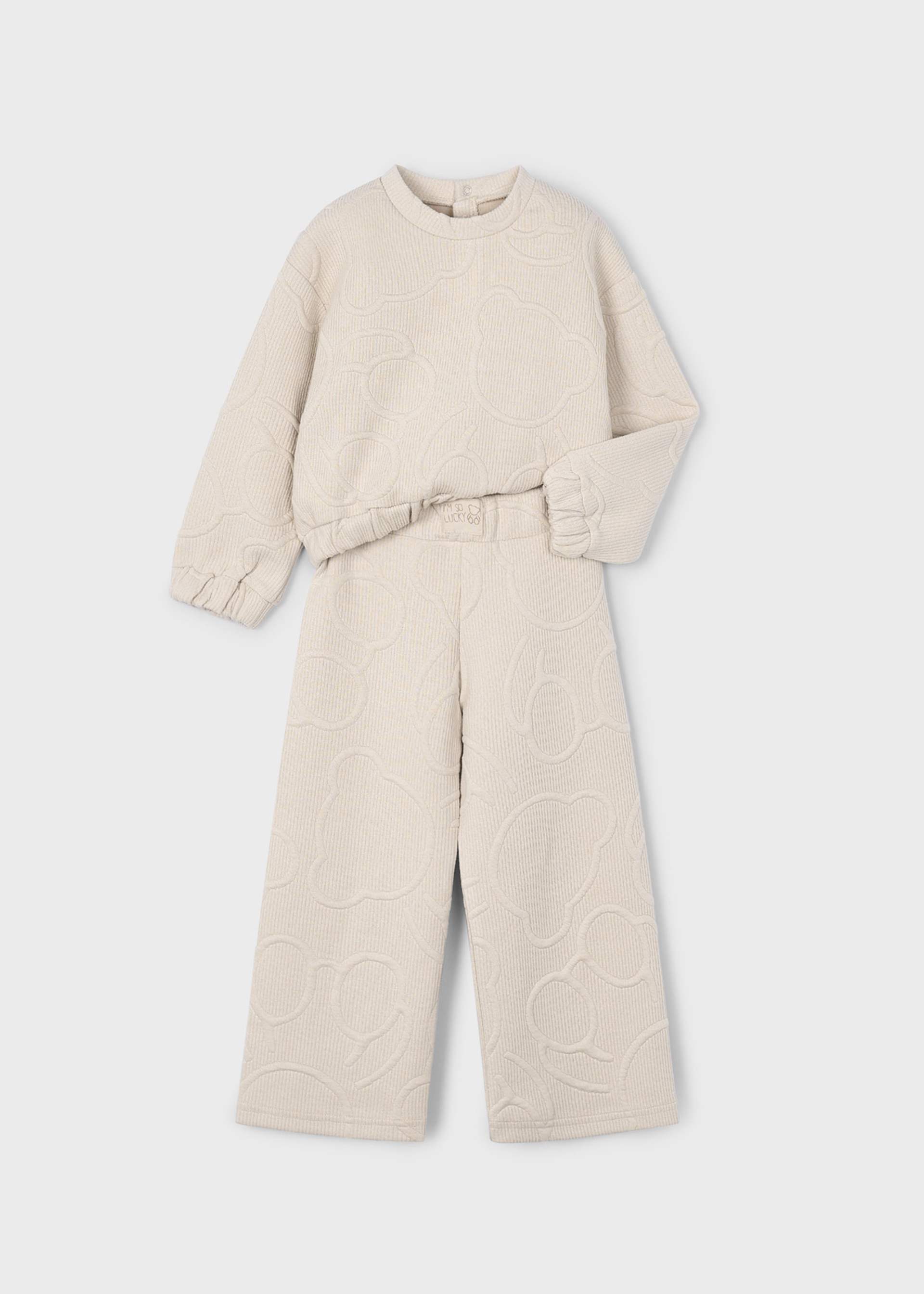 Girls quilted tracksuit