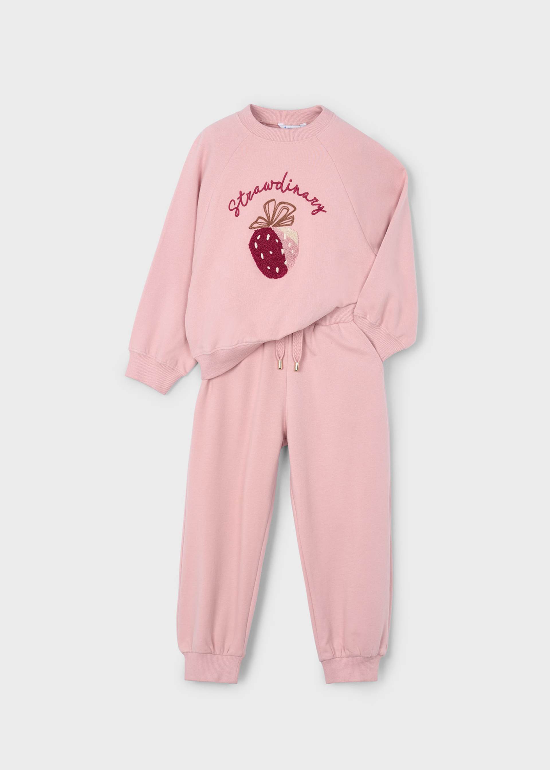 Girls embroidered tracksuit Girls embroidered tracksuit