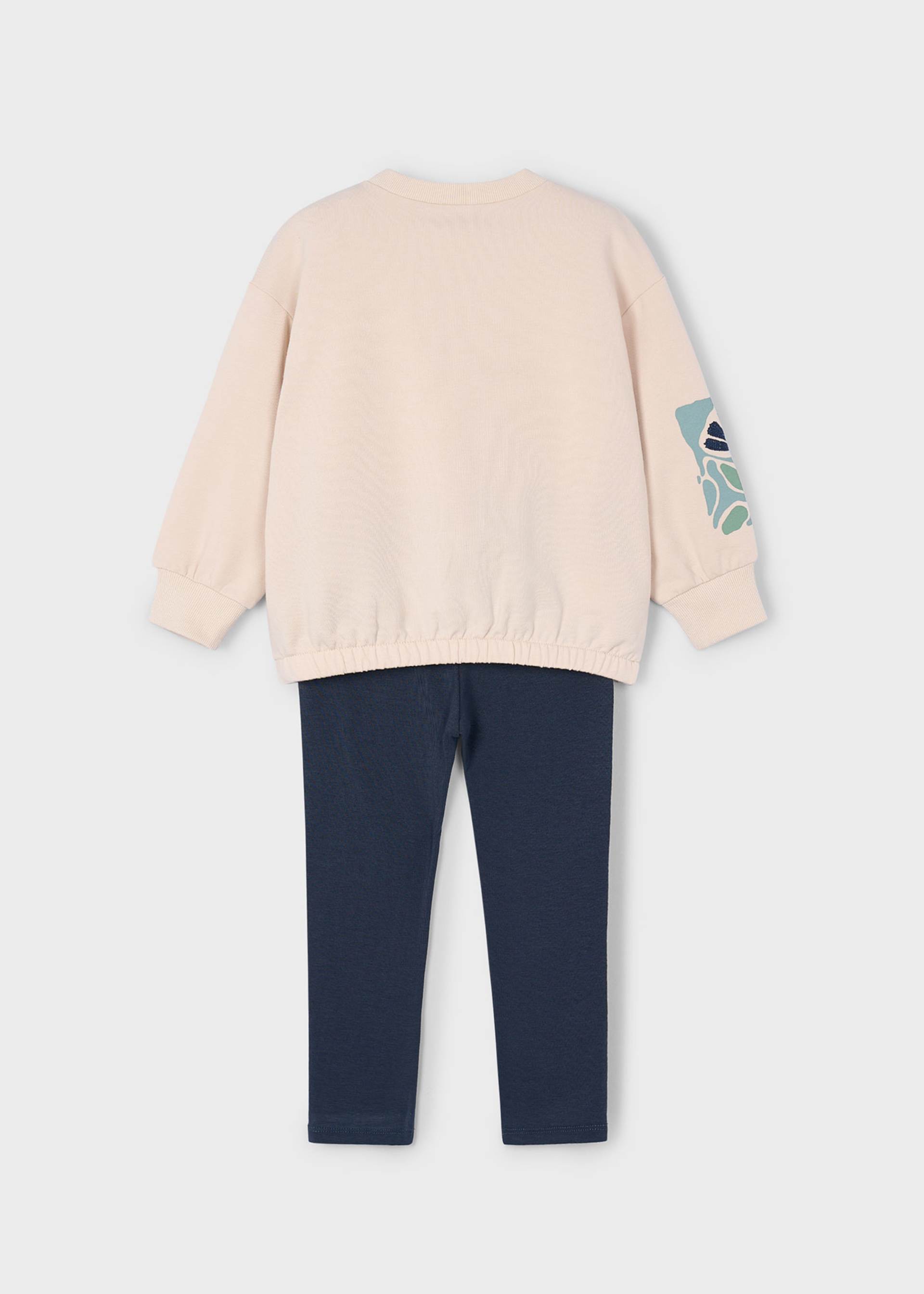 Conjunto legging y sudadera niña