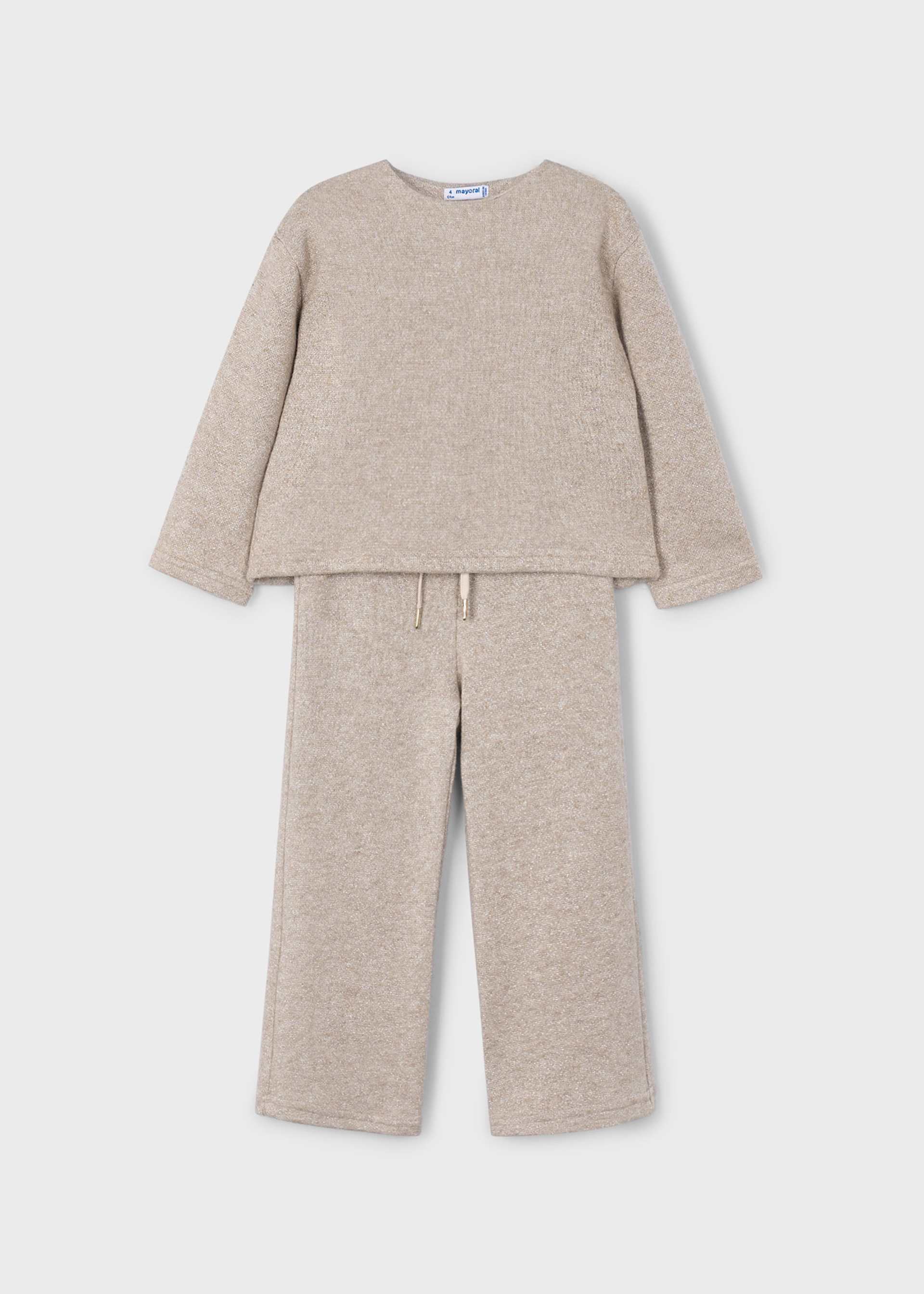 Girl's trousers and jumper set