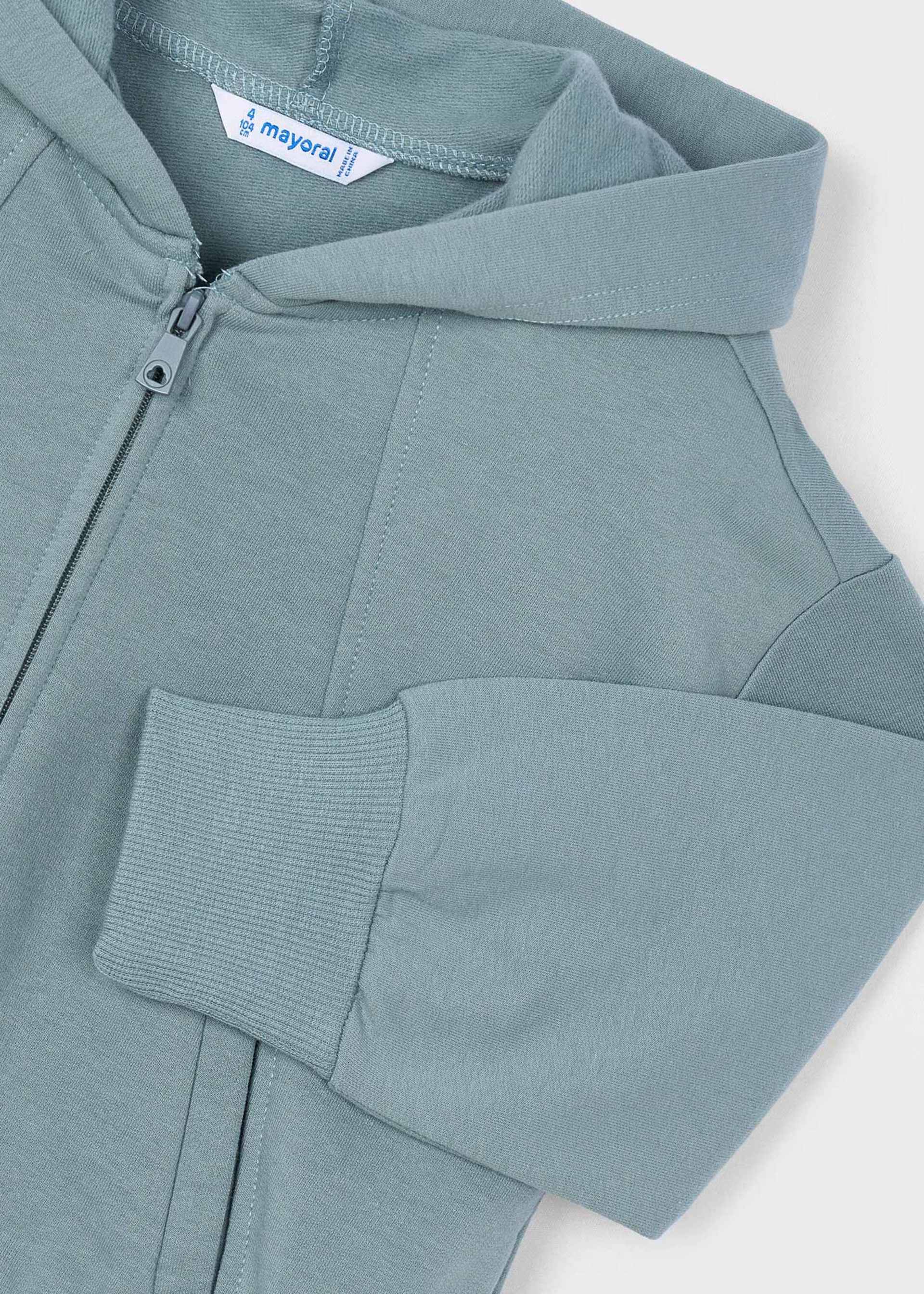 Sudadera cremallera niña