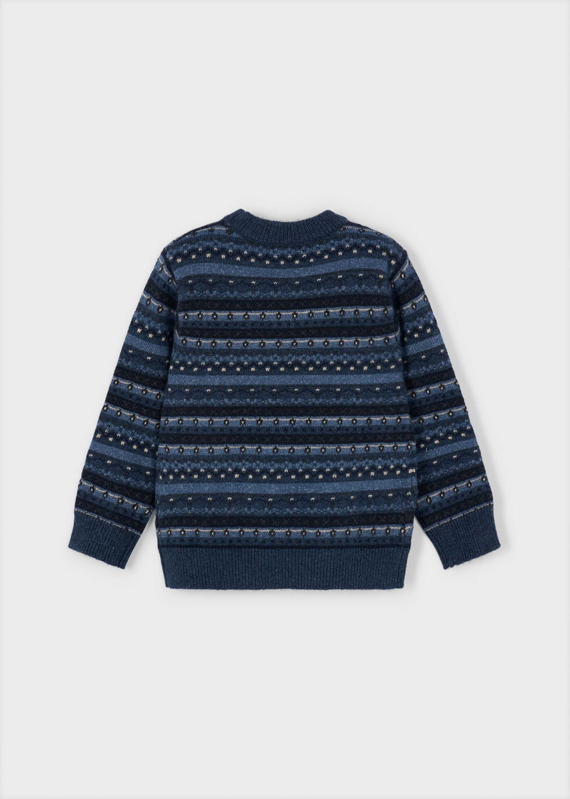 Boy Jacquard Knit Sweater