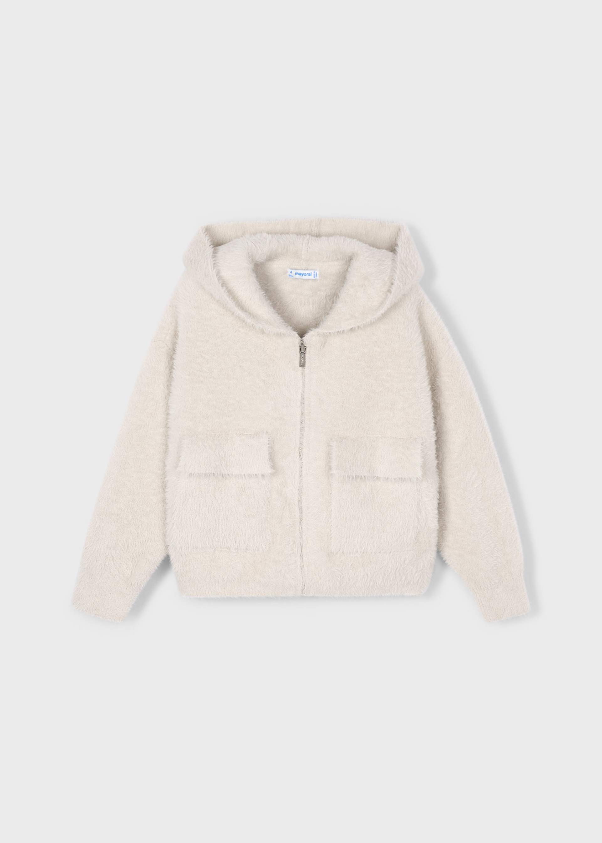 Sudadera cremallera niña