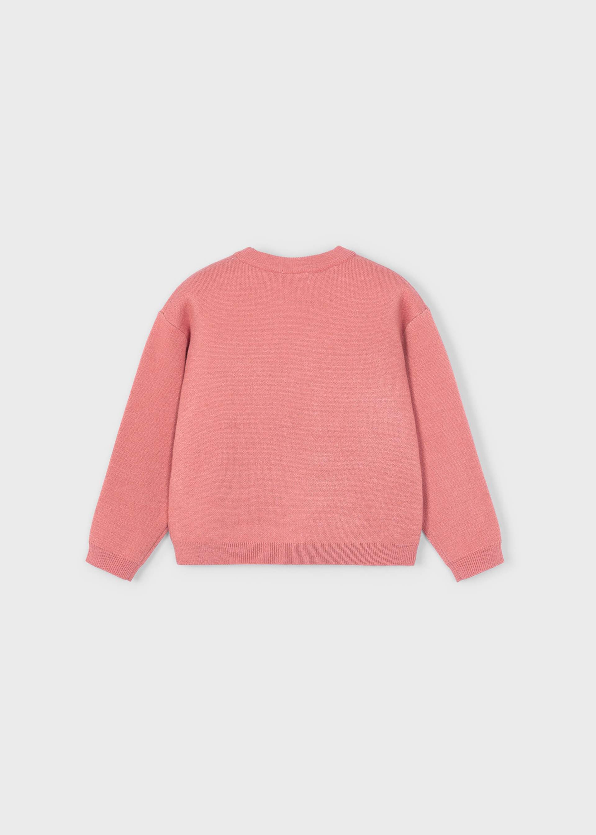 Girls jacquard jumper