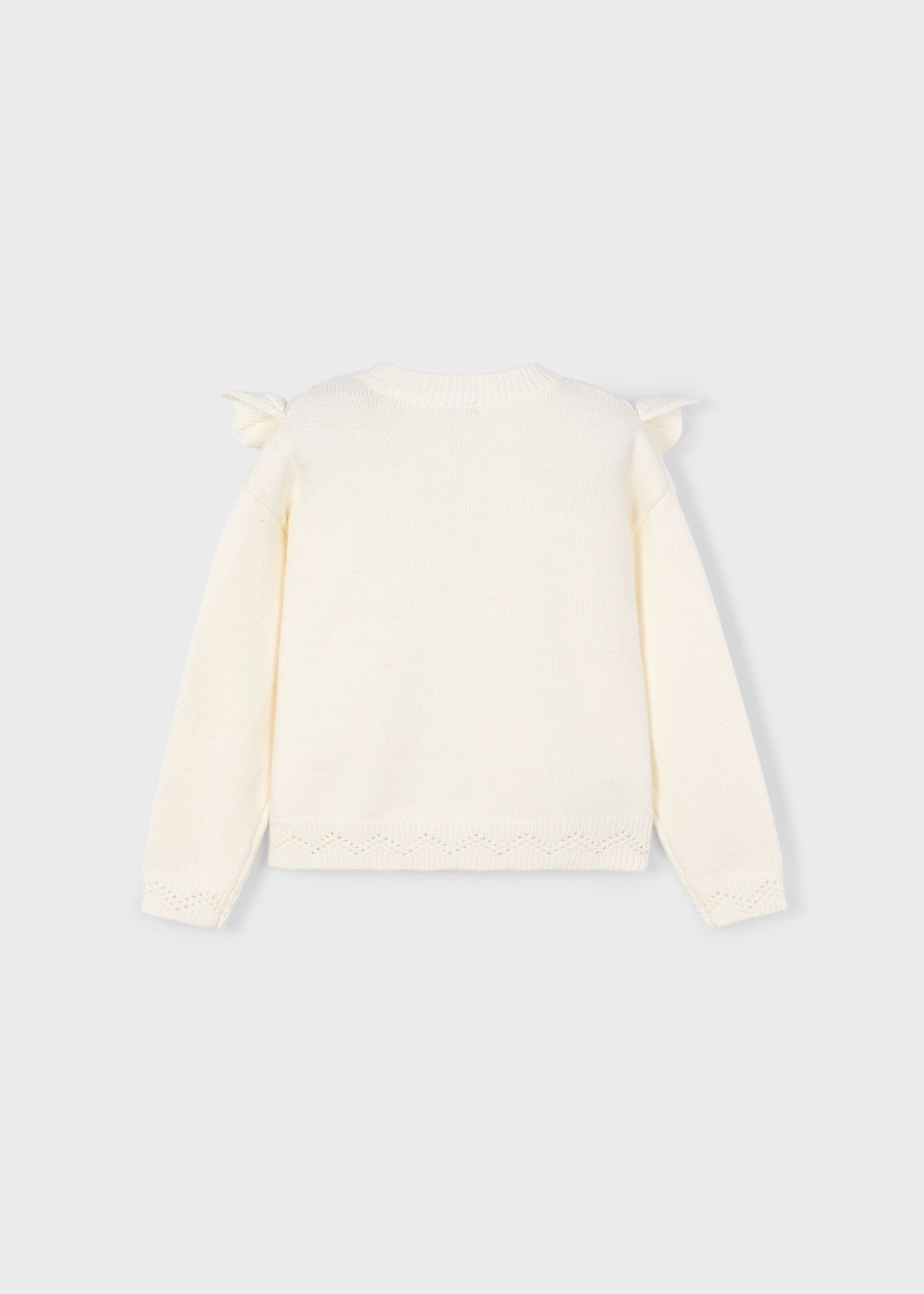 Pull tricot ajouré fille Pull tricot ajouré fille