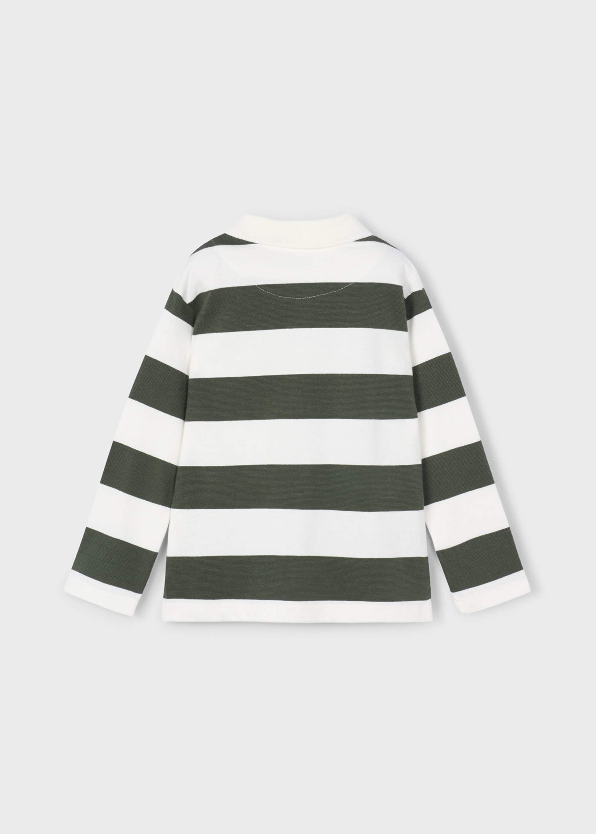 Boys long sleeved striped polo shirt Boys long sleeved striped polo shirt