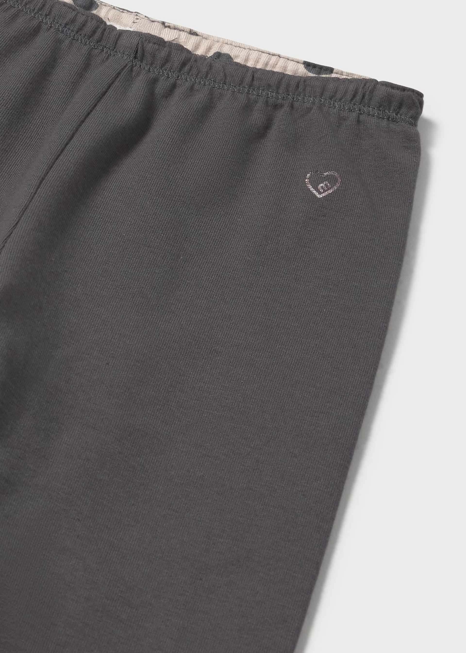 Leggings reversibile neonata