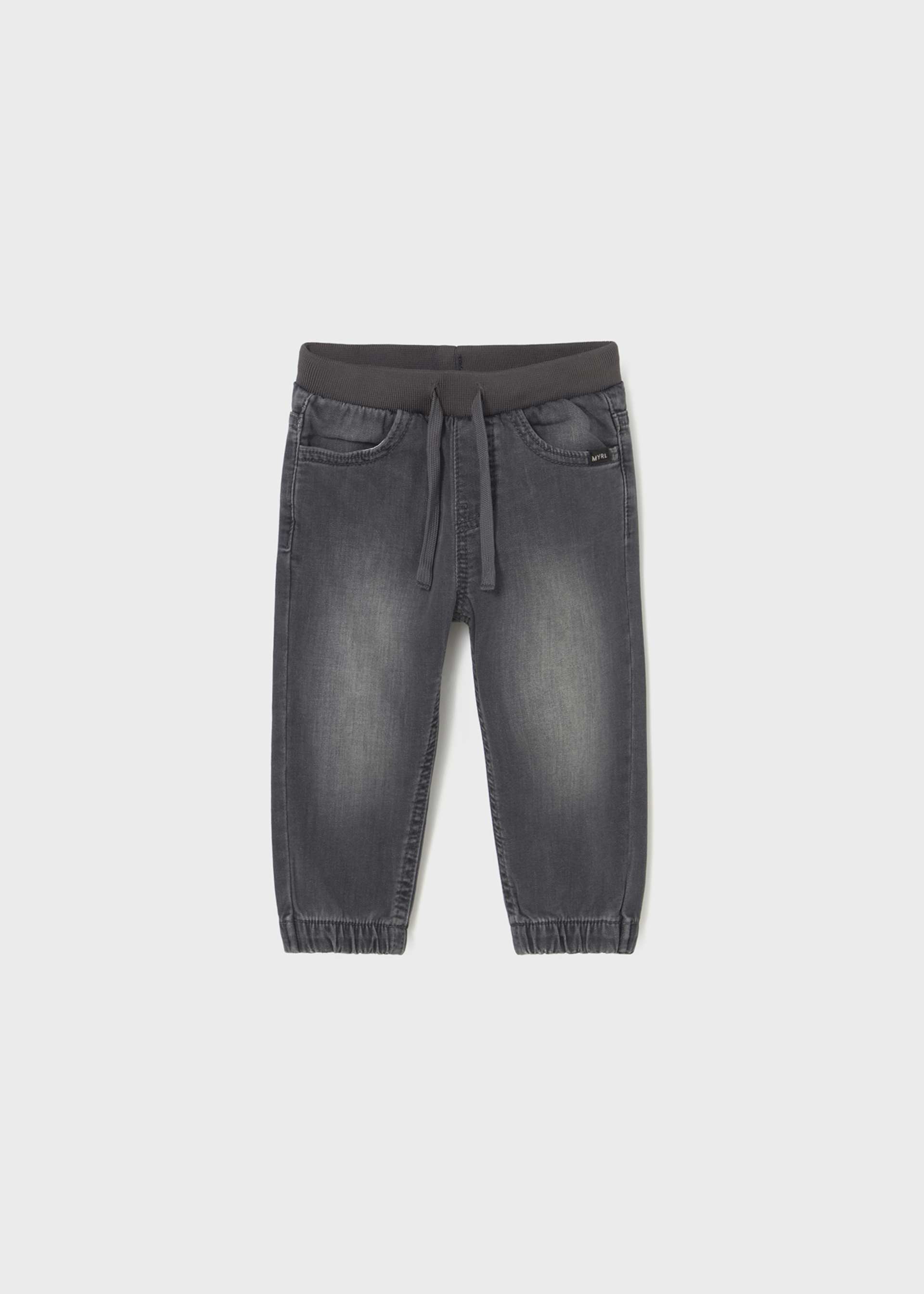 Pantalón de mezclilla jogger bebé