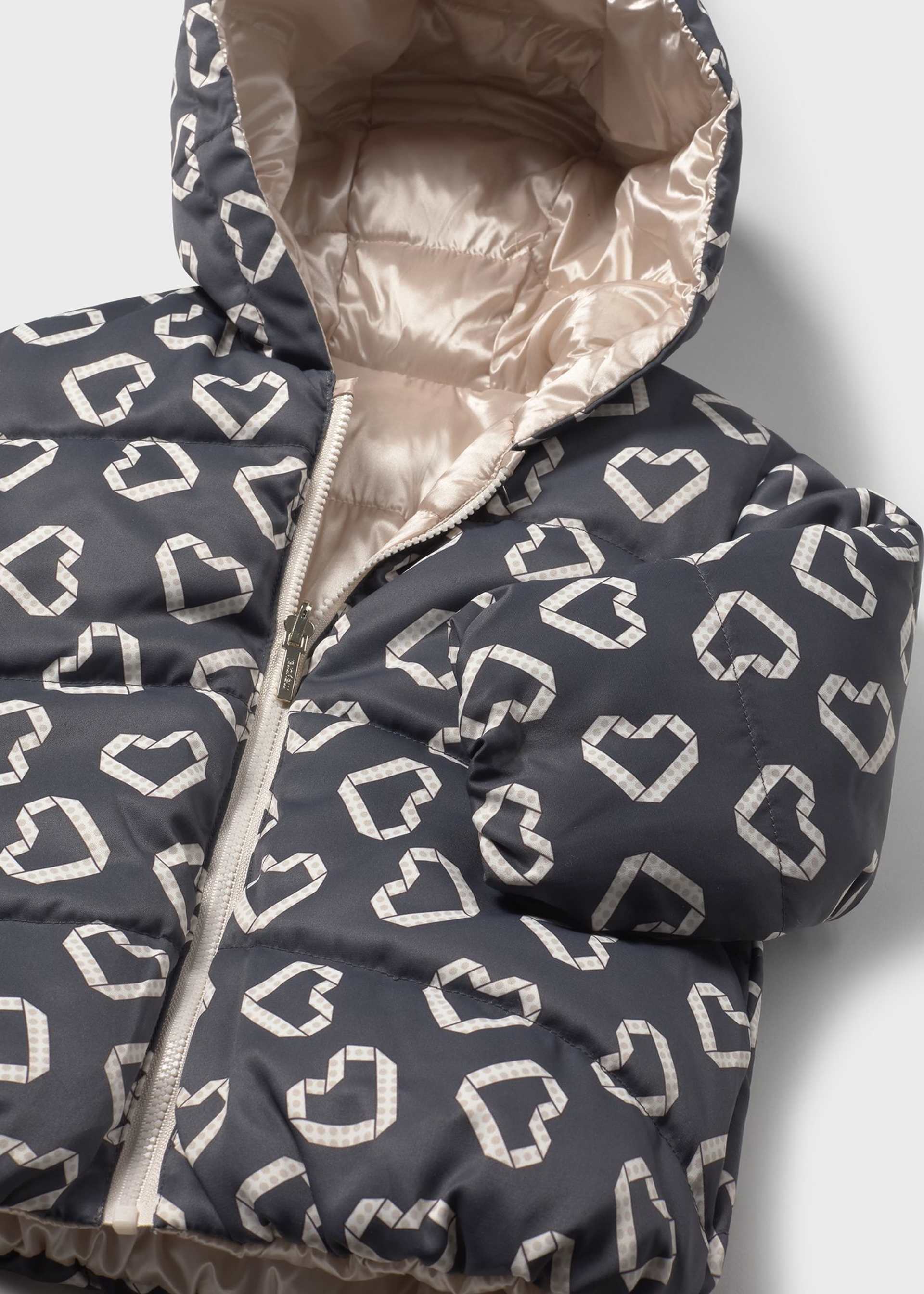 Chamarra reversible estampado bebé