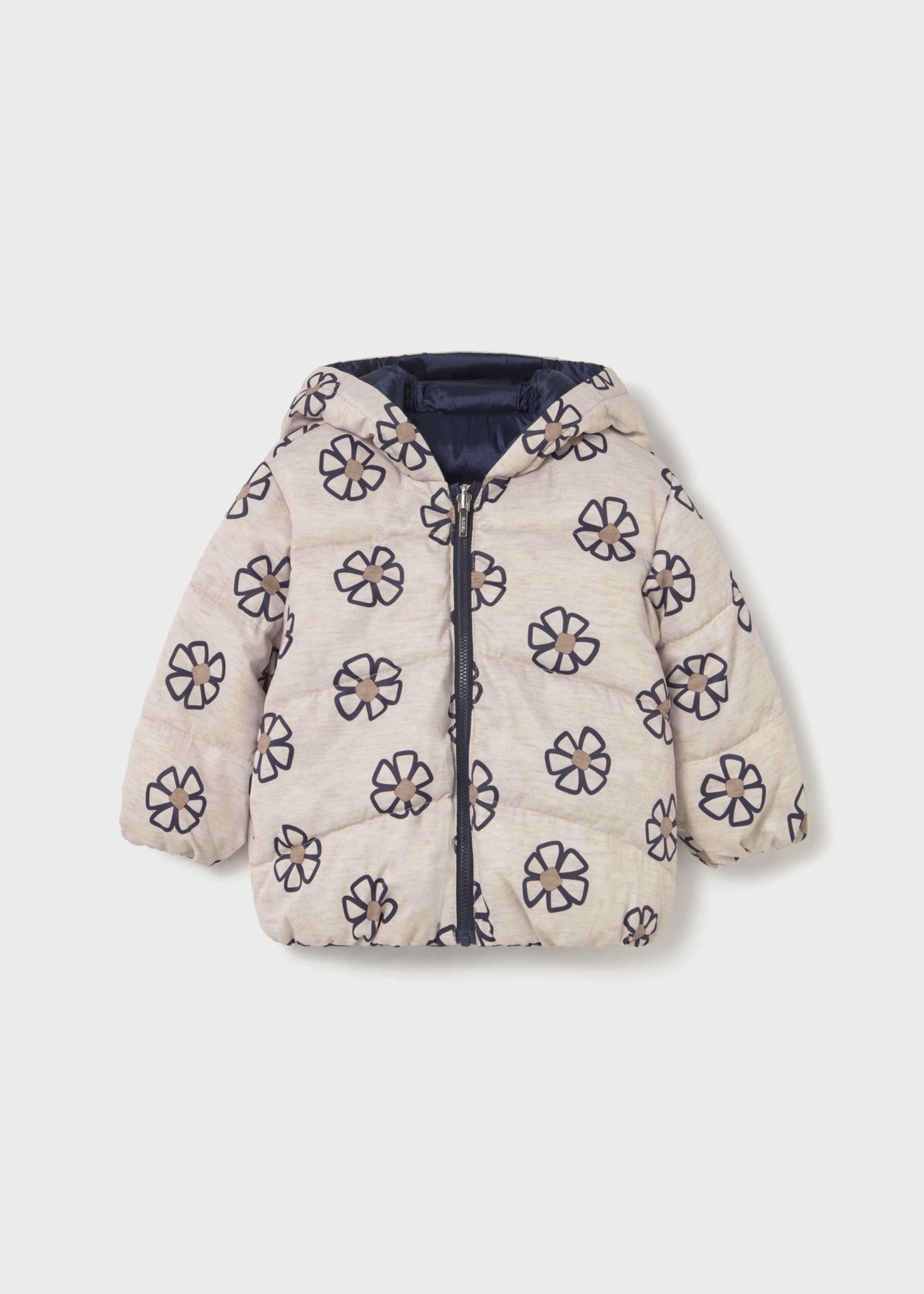 Manteau réversible imprimé bébé