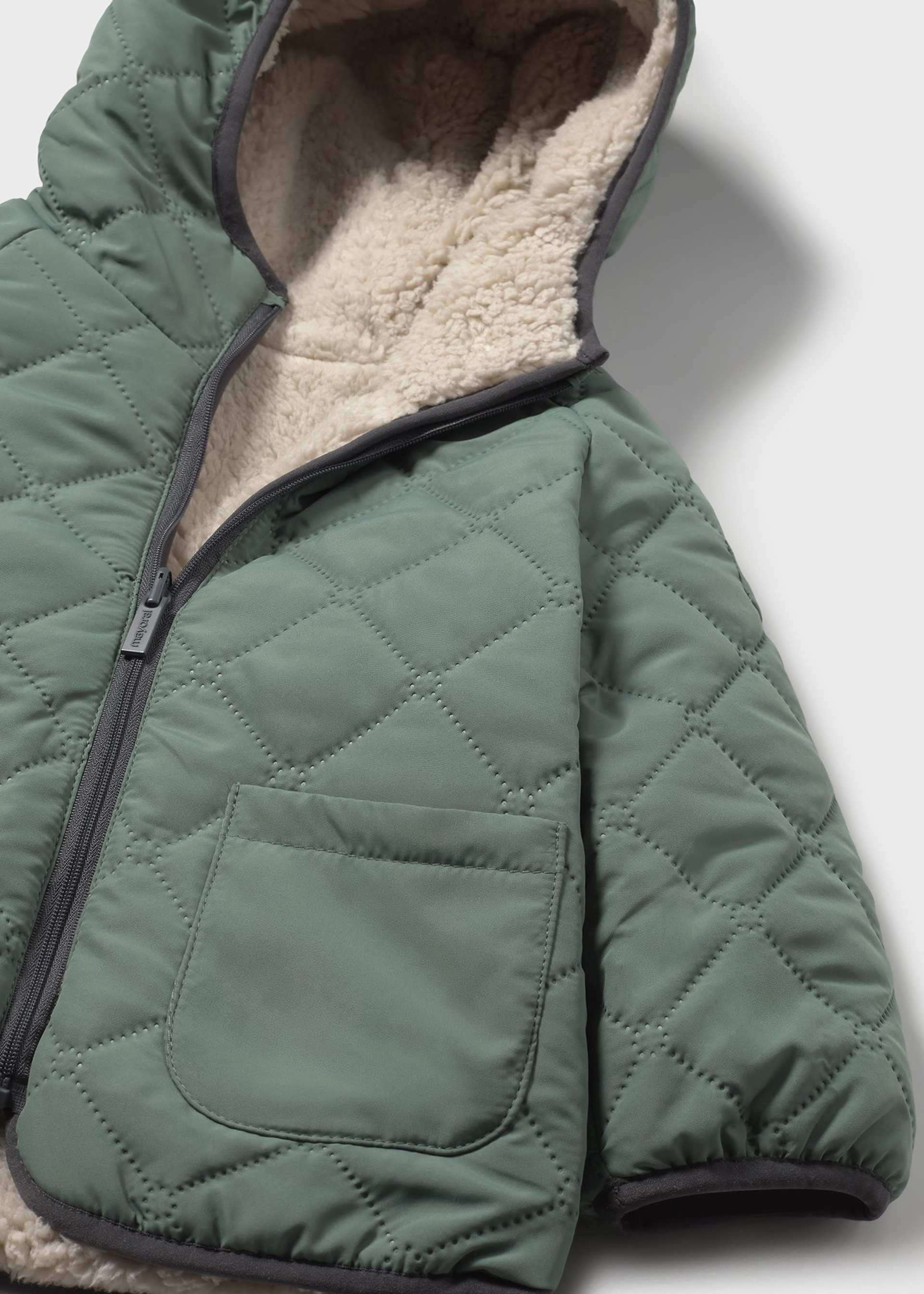 Manteau réversible unisexe bébé