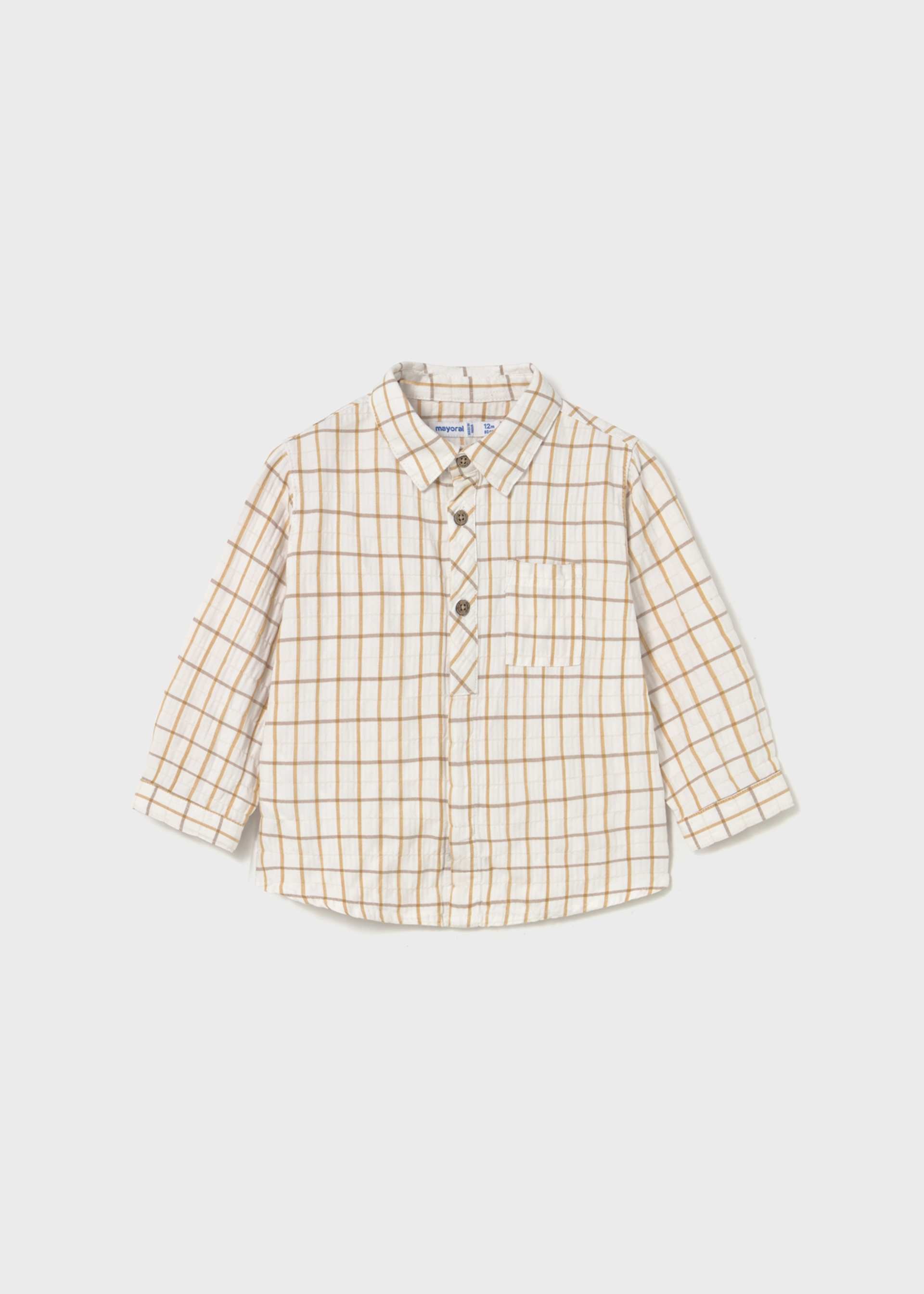 Camisa cuadros bebé