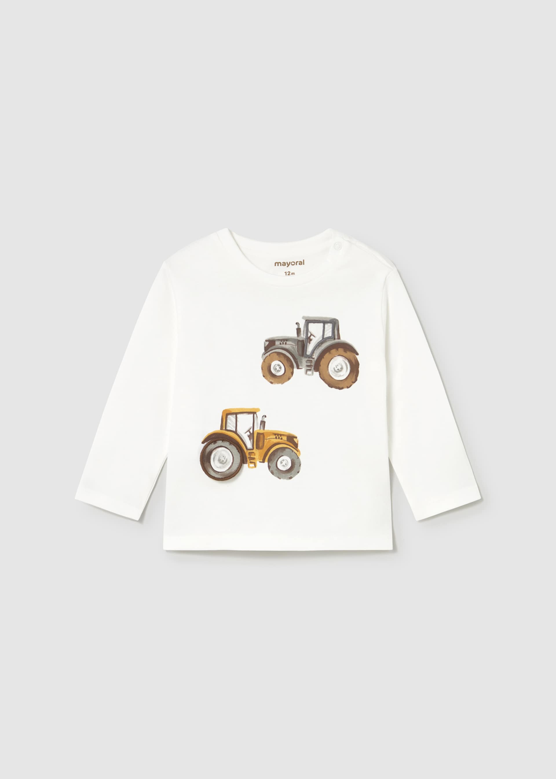 T-shirt interactif tracteur bébé