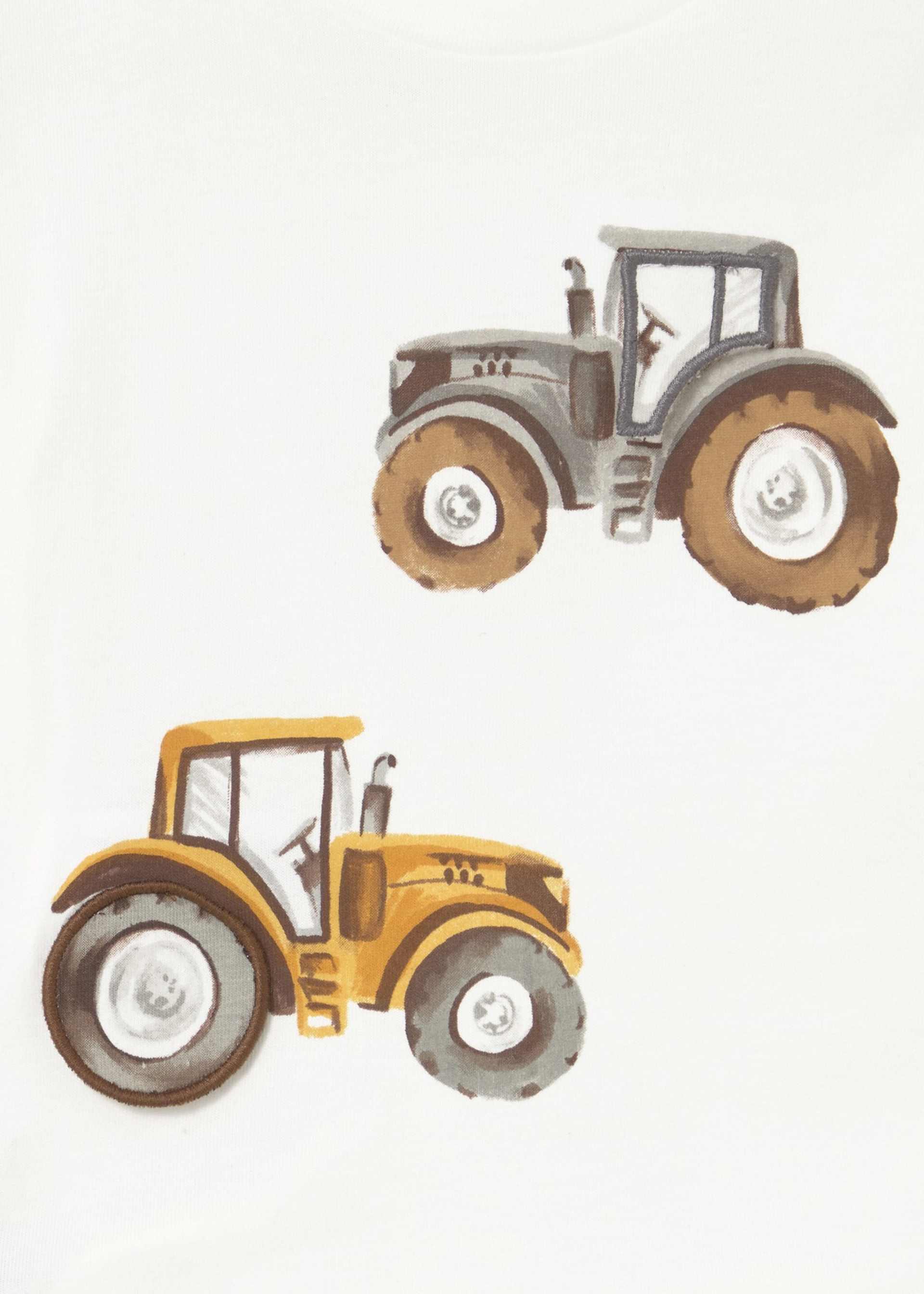 Camiseta interactiva tractor bebé