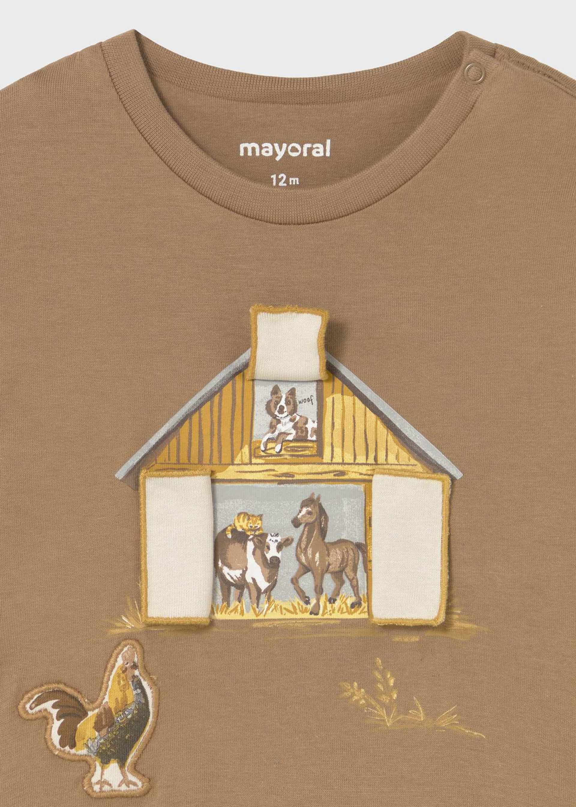 Baby interactive farm shirt Baby interactive farm shirt