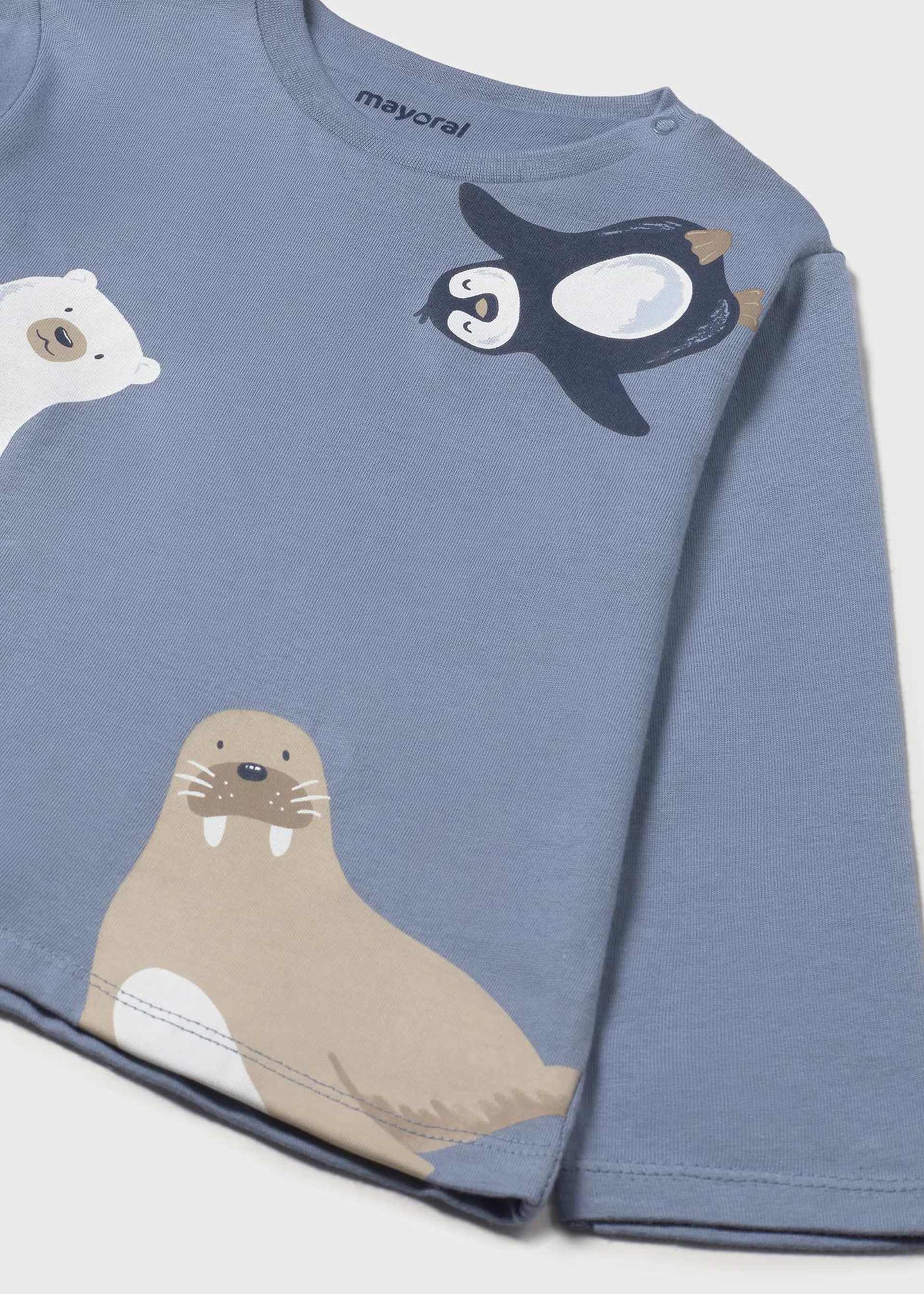 Camiseta animales bebé