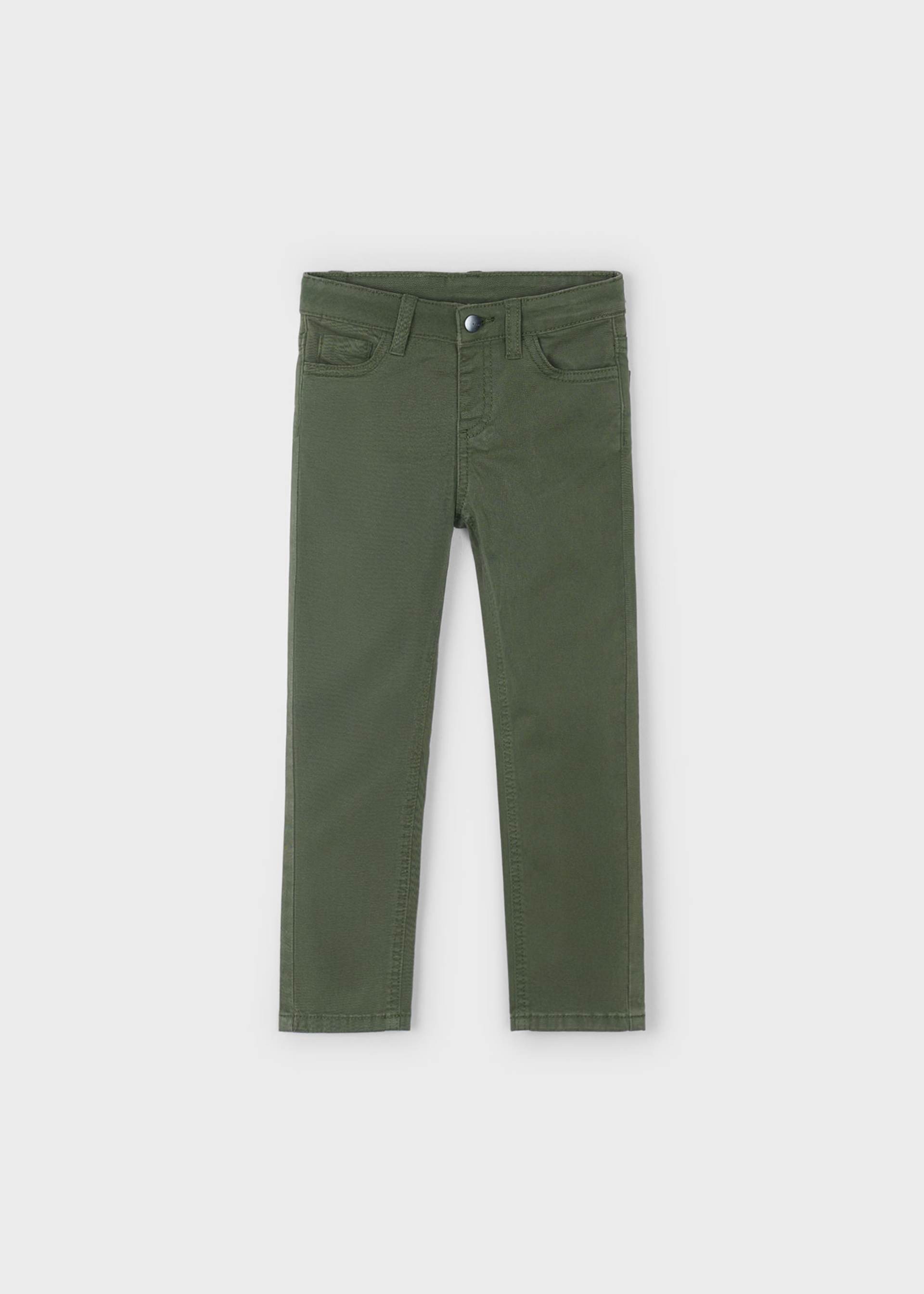 Boys Basic Fitted Trousers