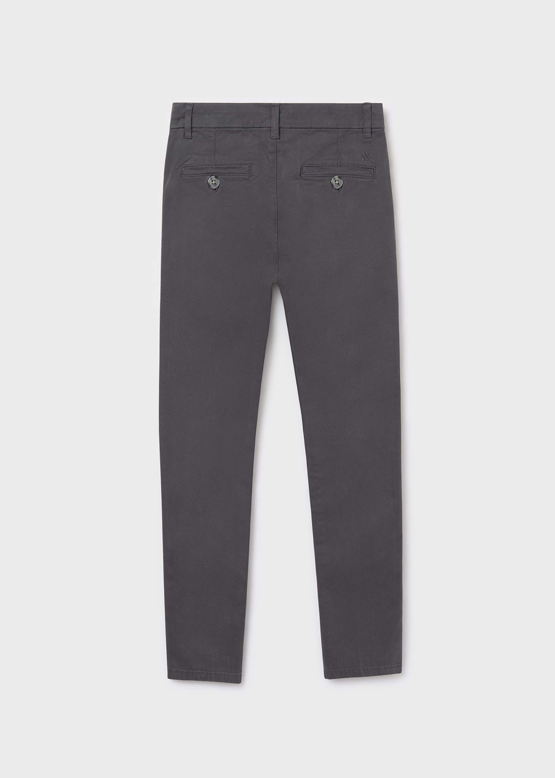 Lange Chino-Hose Basic Teenager Jungen