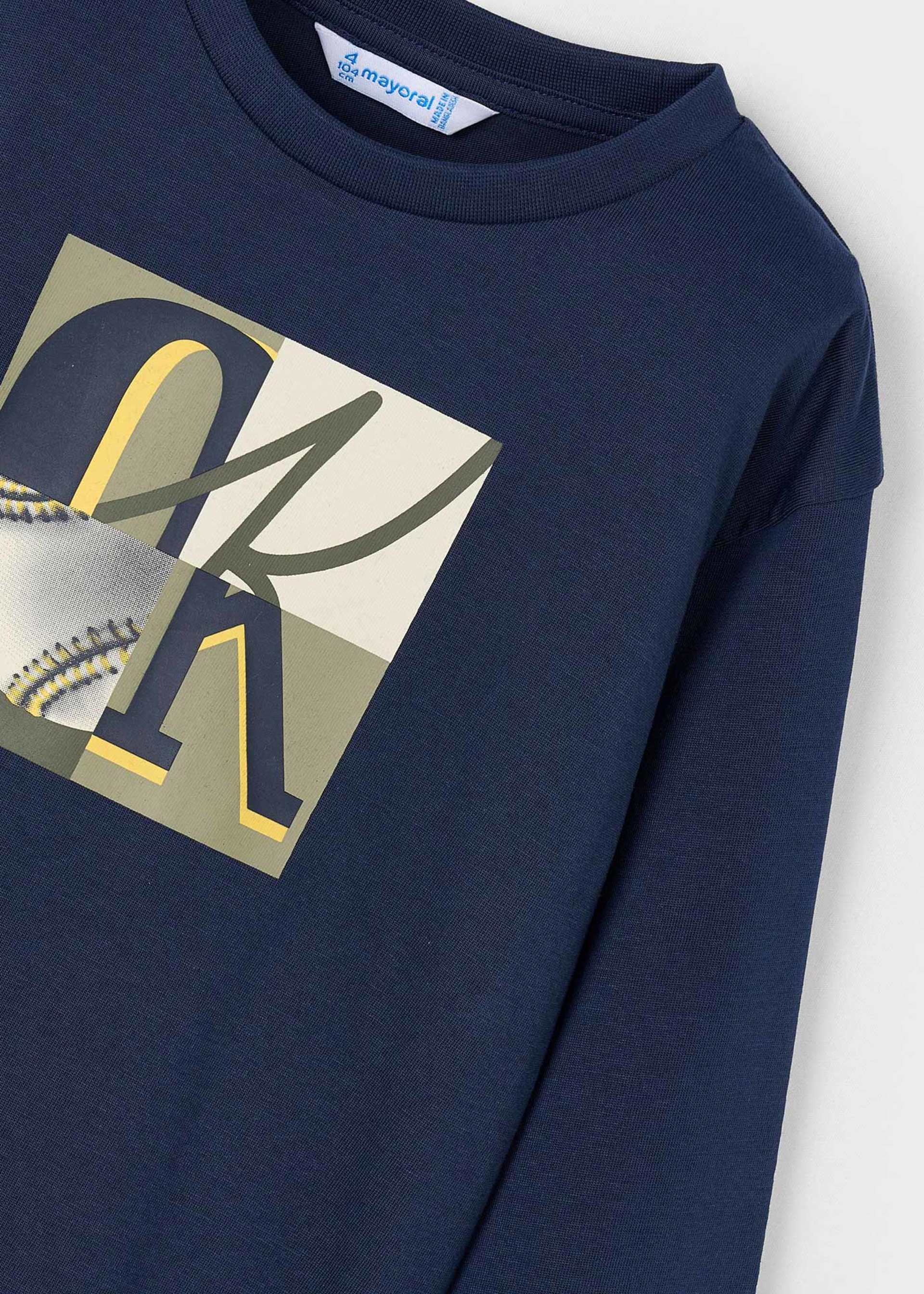 Camiseta letras niño