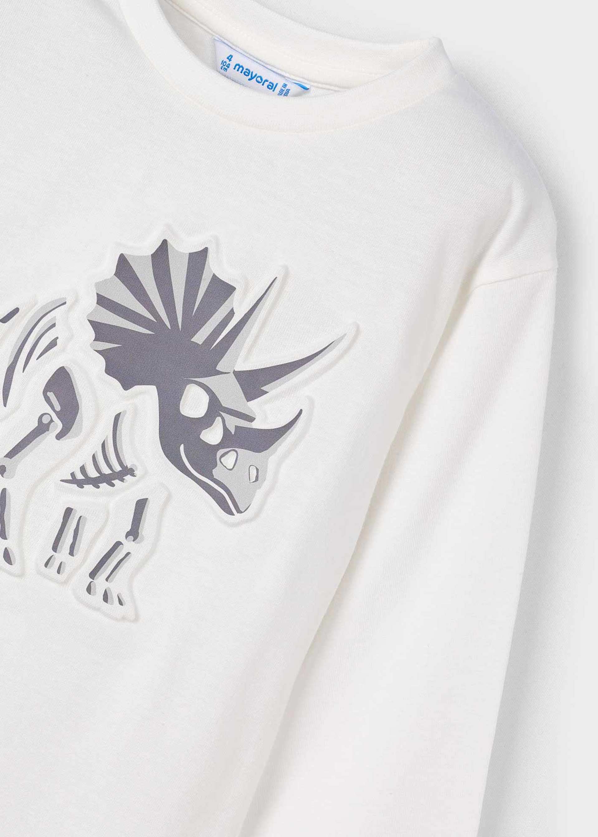 Shirt Reliefmotiv Dinosaurier Jungen