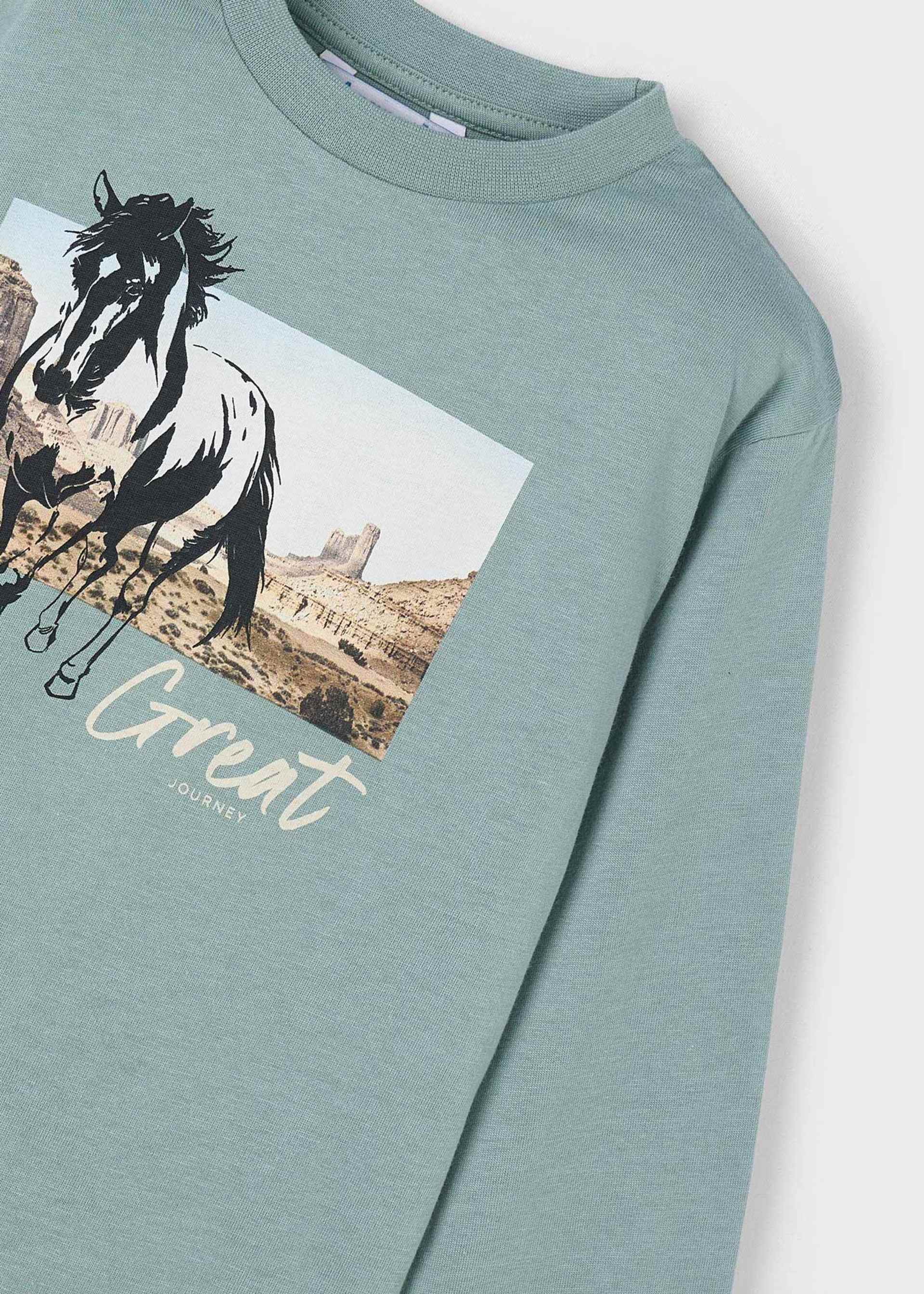 Camiseta caballo niño